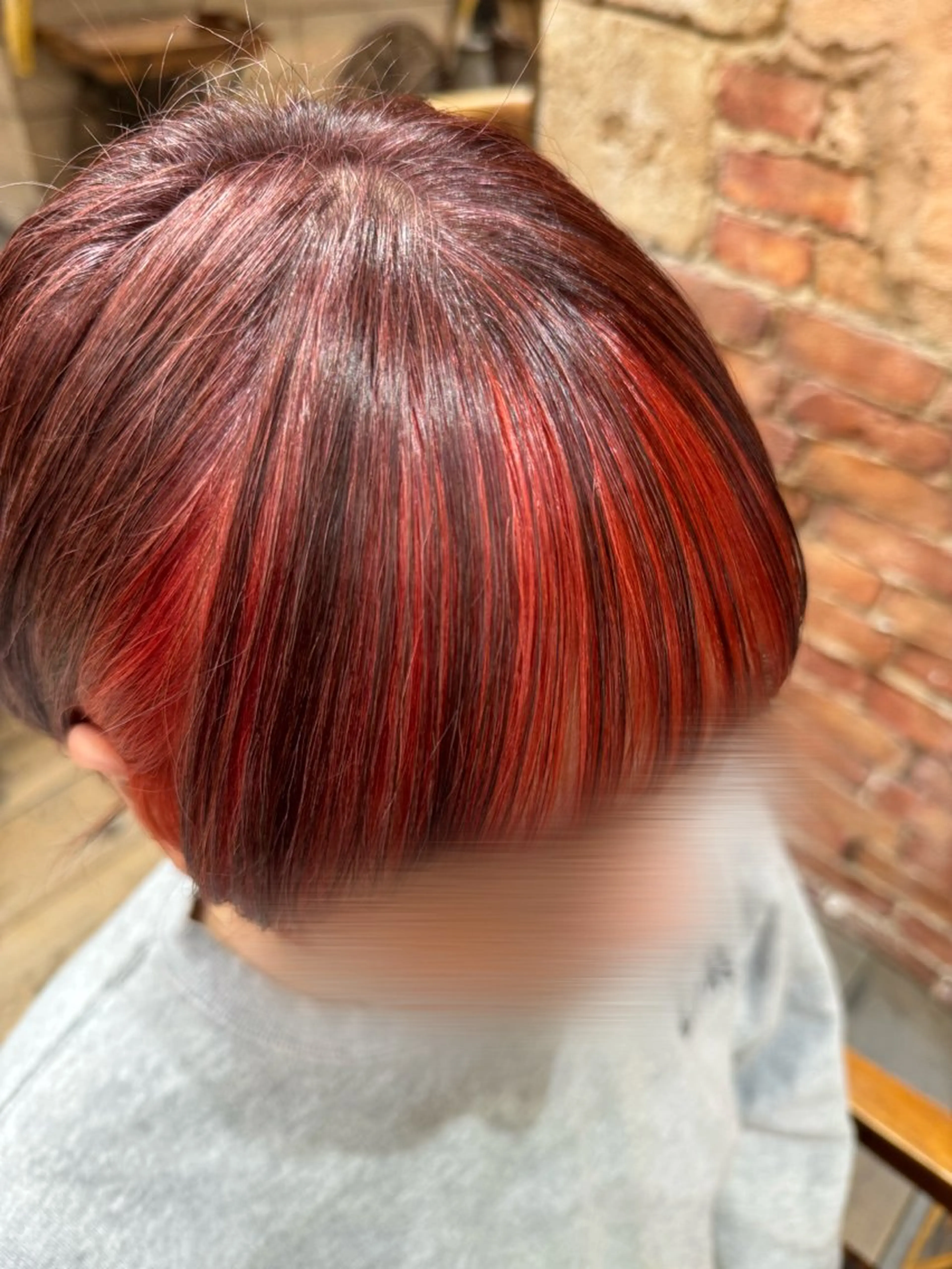 ショート カラー ブリーチ 髪質改善カラー /高山奈夕のヘアスタイル