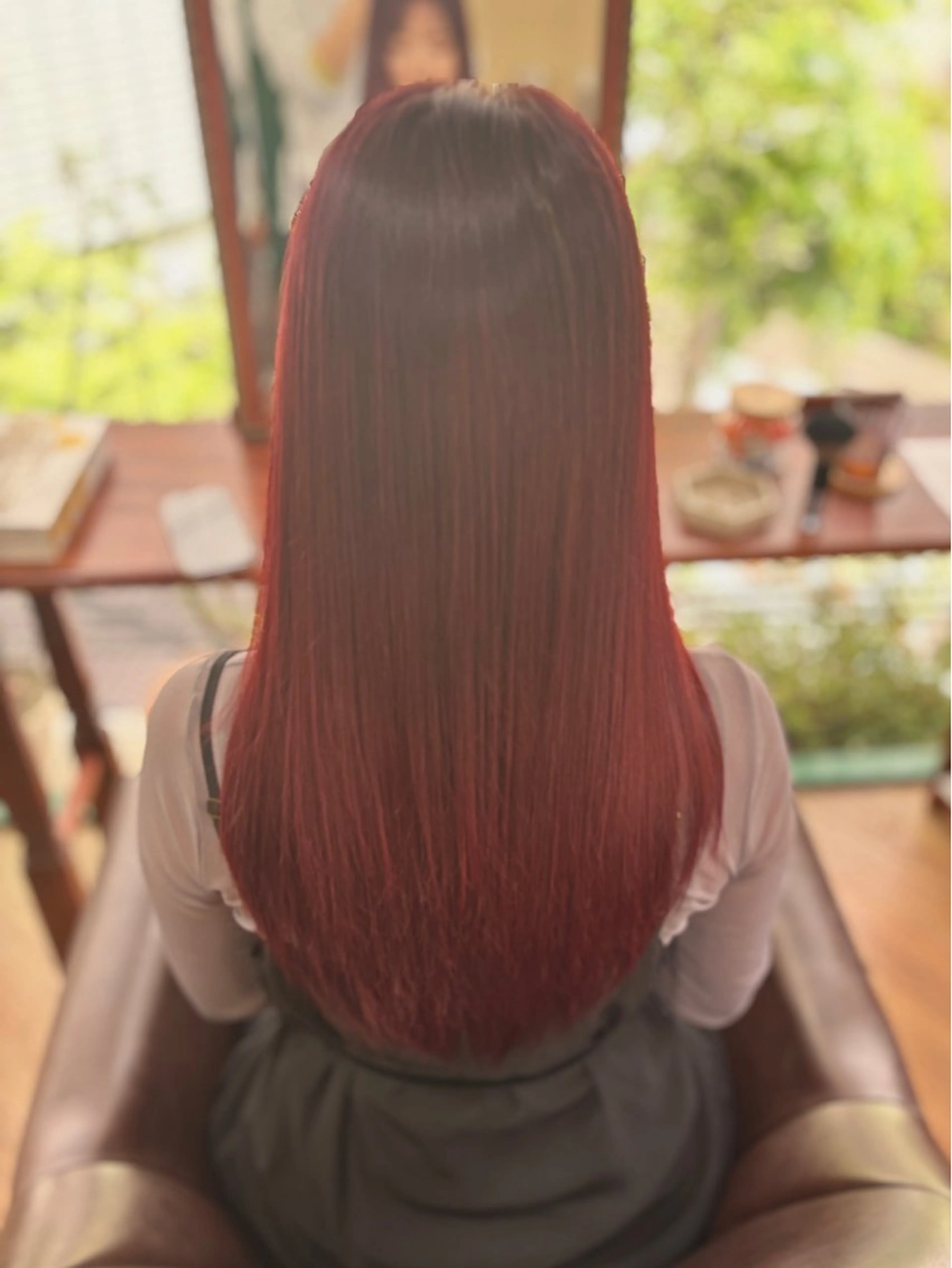 ロング カット ヘアカラー トリートメント . kanokoのヘアスタイル
