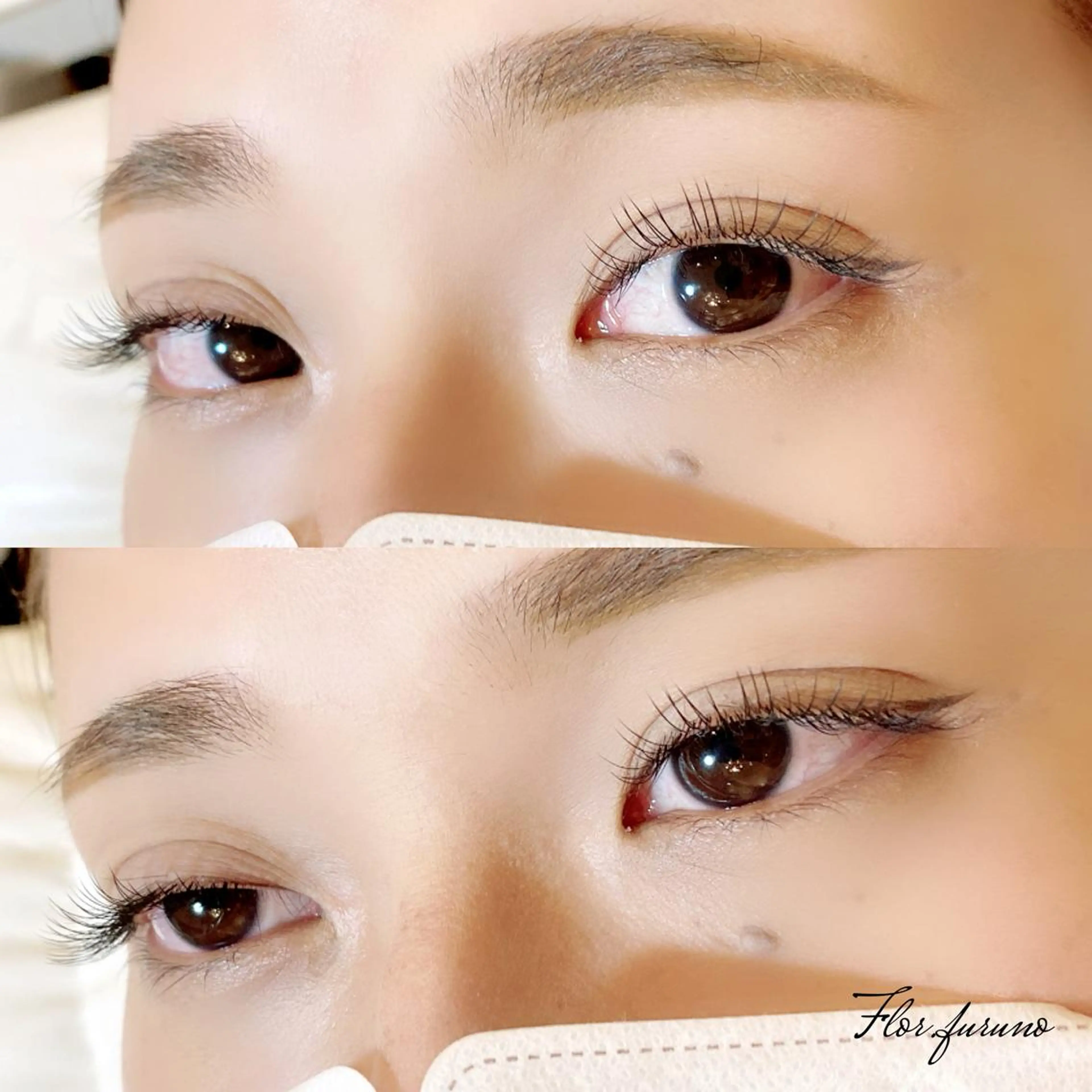 マツエク・マツパ アイブロウ Flor上大岡 *フルノ リナ*のマツエク・マツパデザイン