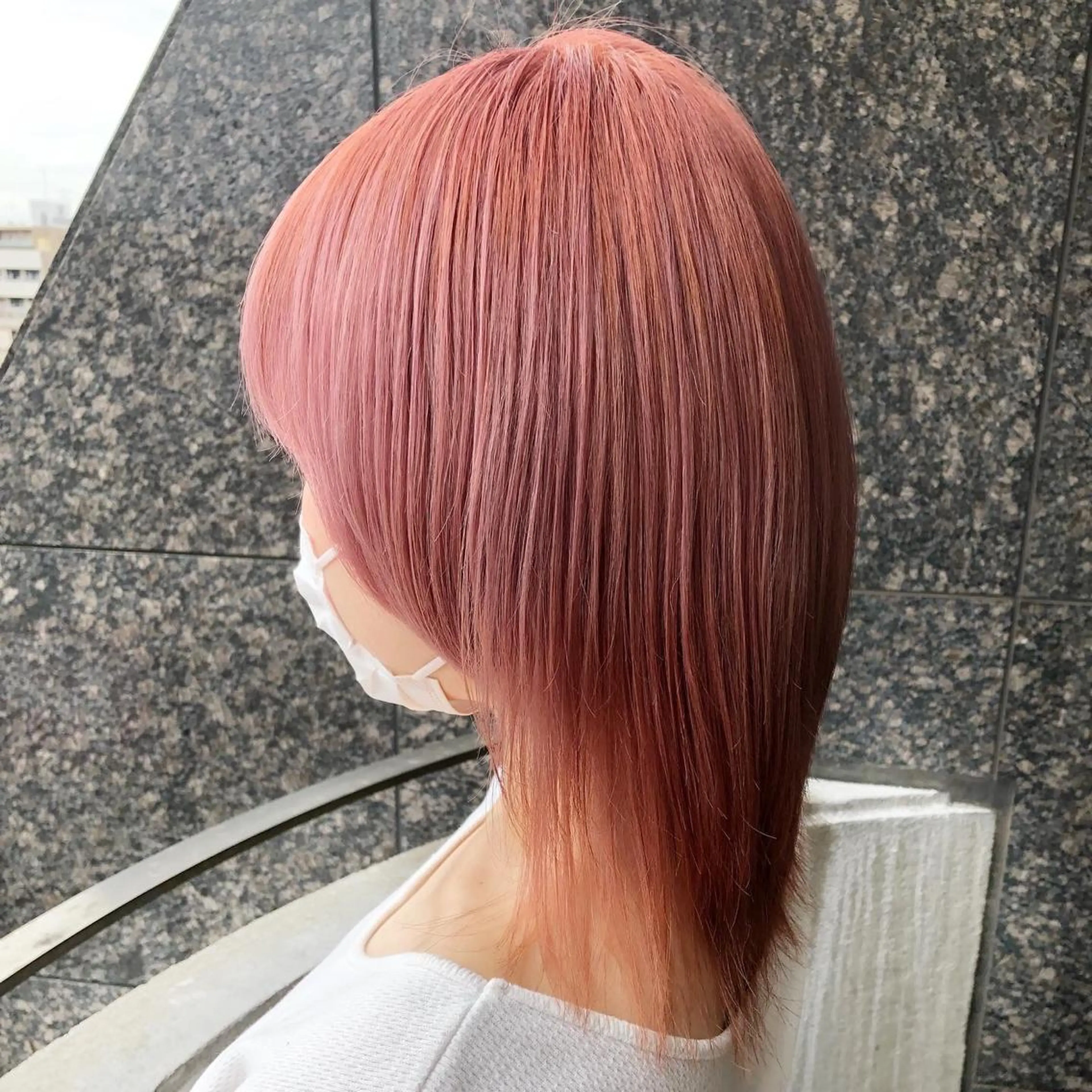 ミディアム カラーアンドケアリタ kitamuuuのヘアスタイル