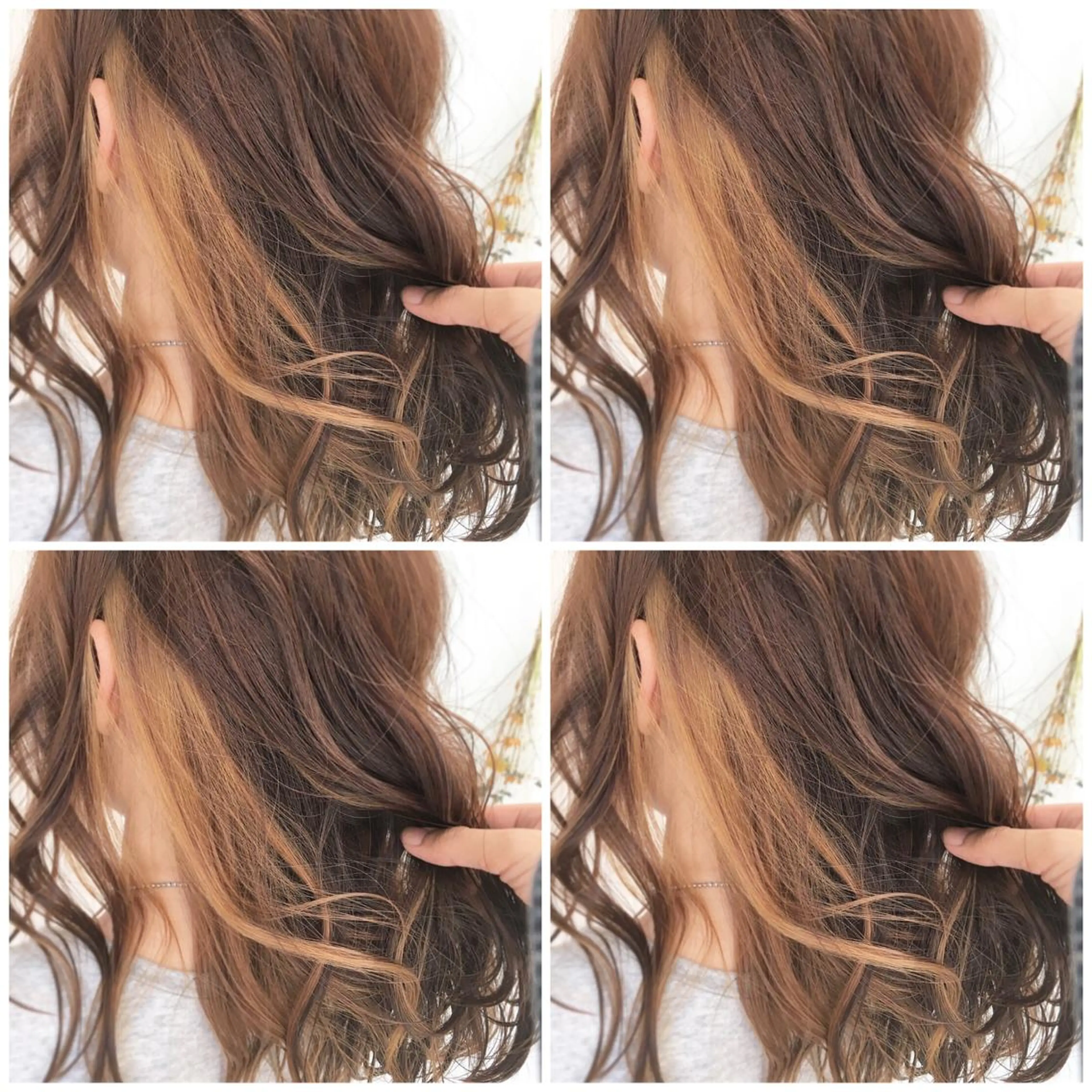 ロング カラー ブリーチ ヘアカラー ハイトーン/ブリーチ 山崎 悠次のヘアスタイル