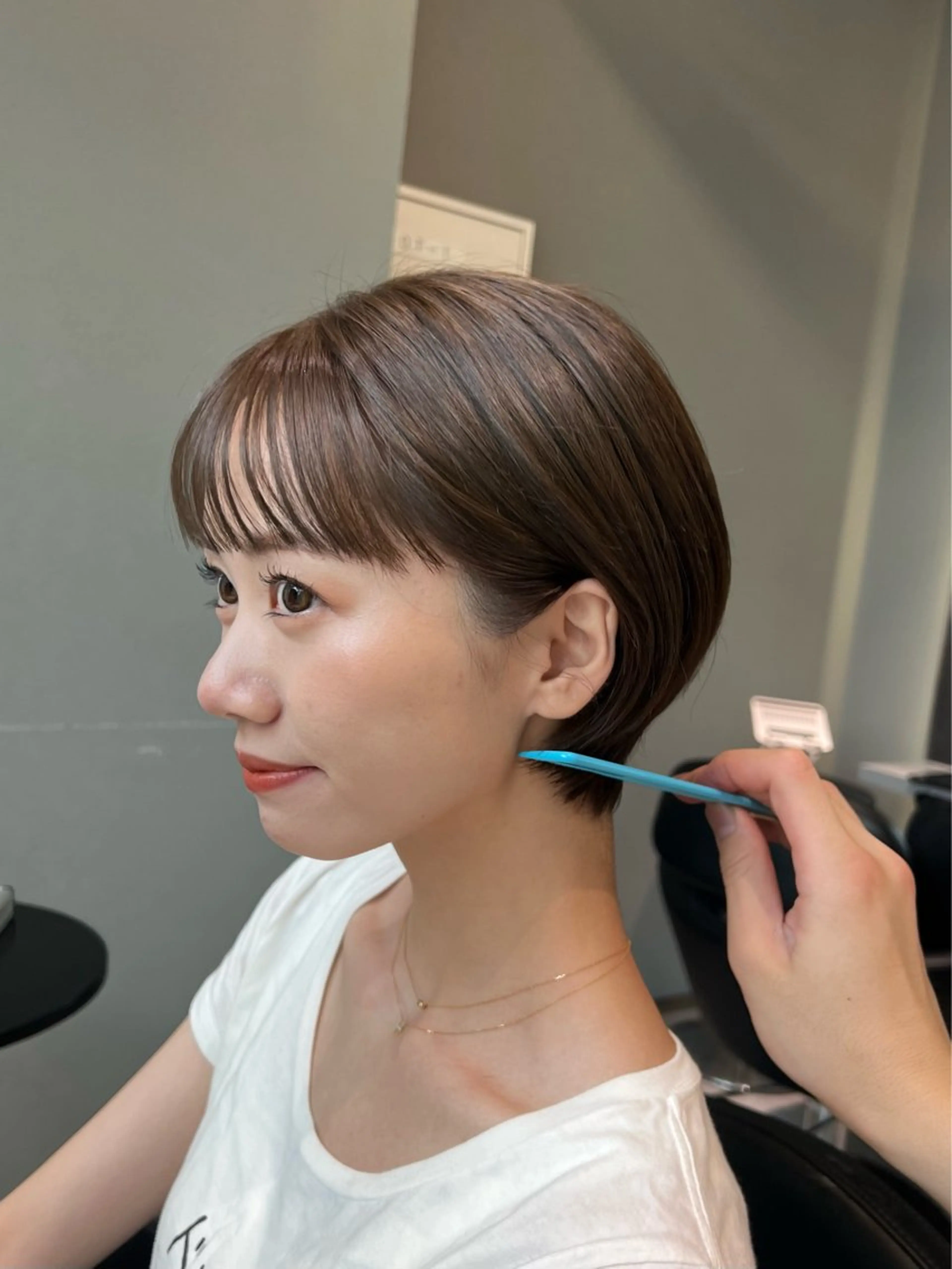 ショート カラー カット ヘアカラー トリートメント 🩵髪質改善/ 似合わせ/ショートのヘアスタイル