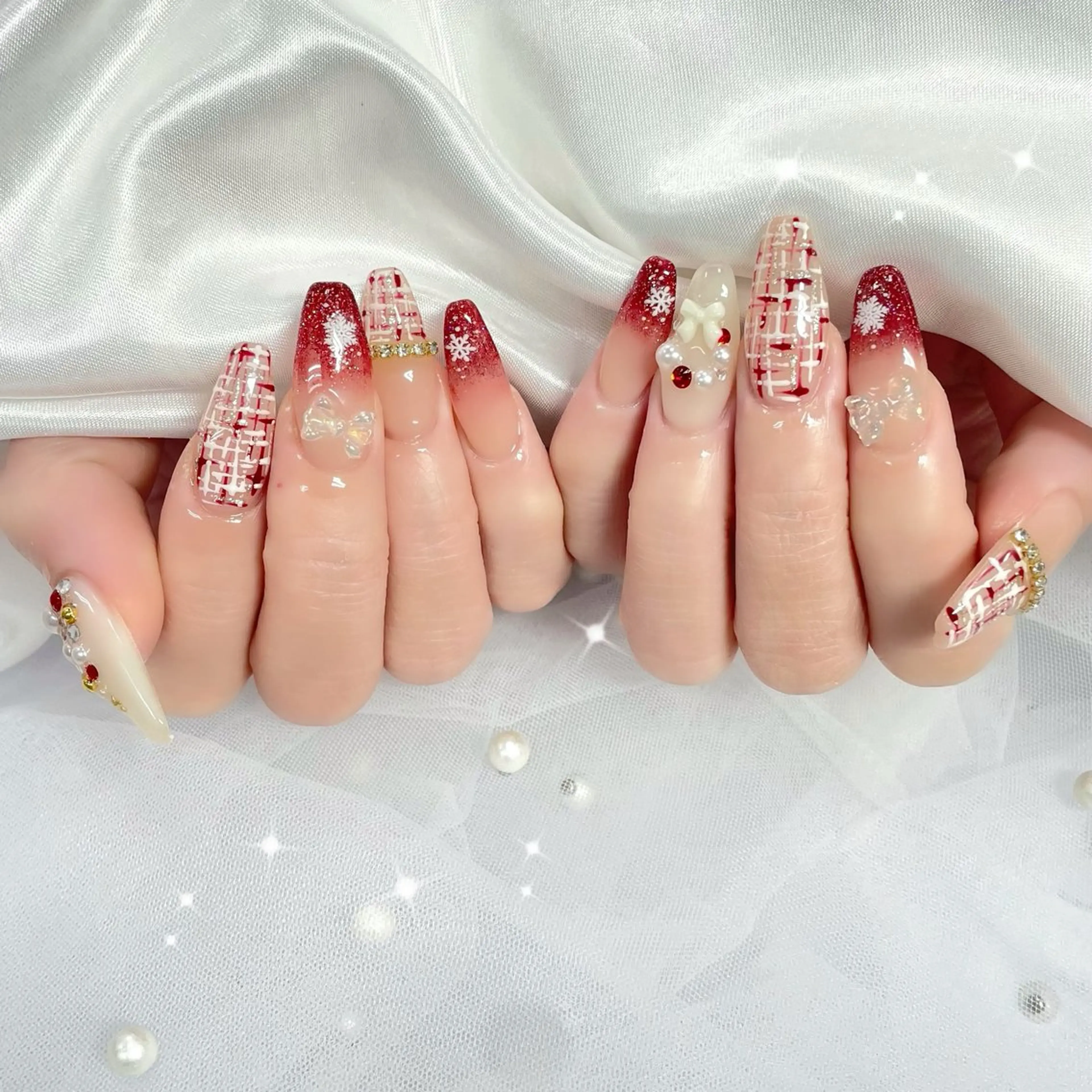 ネイル misaki 🩰‎🤍🎀のネイルデザイン