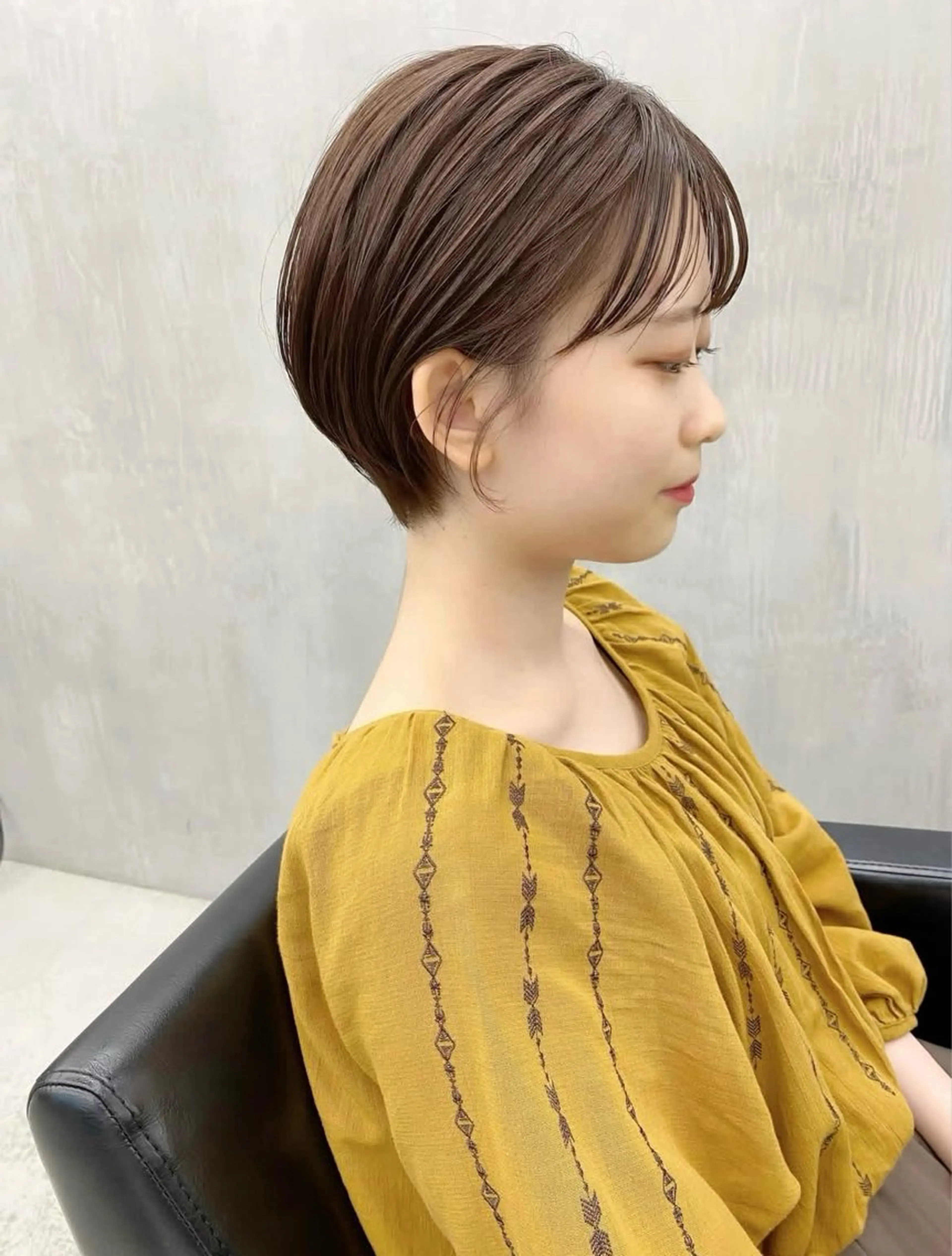 ショート カラー 似合わせカット✂︎ りょお🫧のヘアスタイル