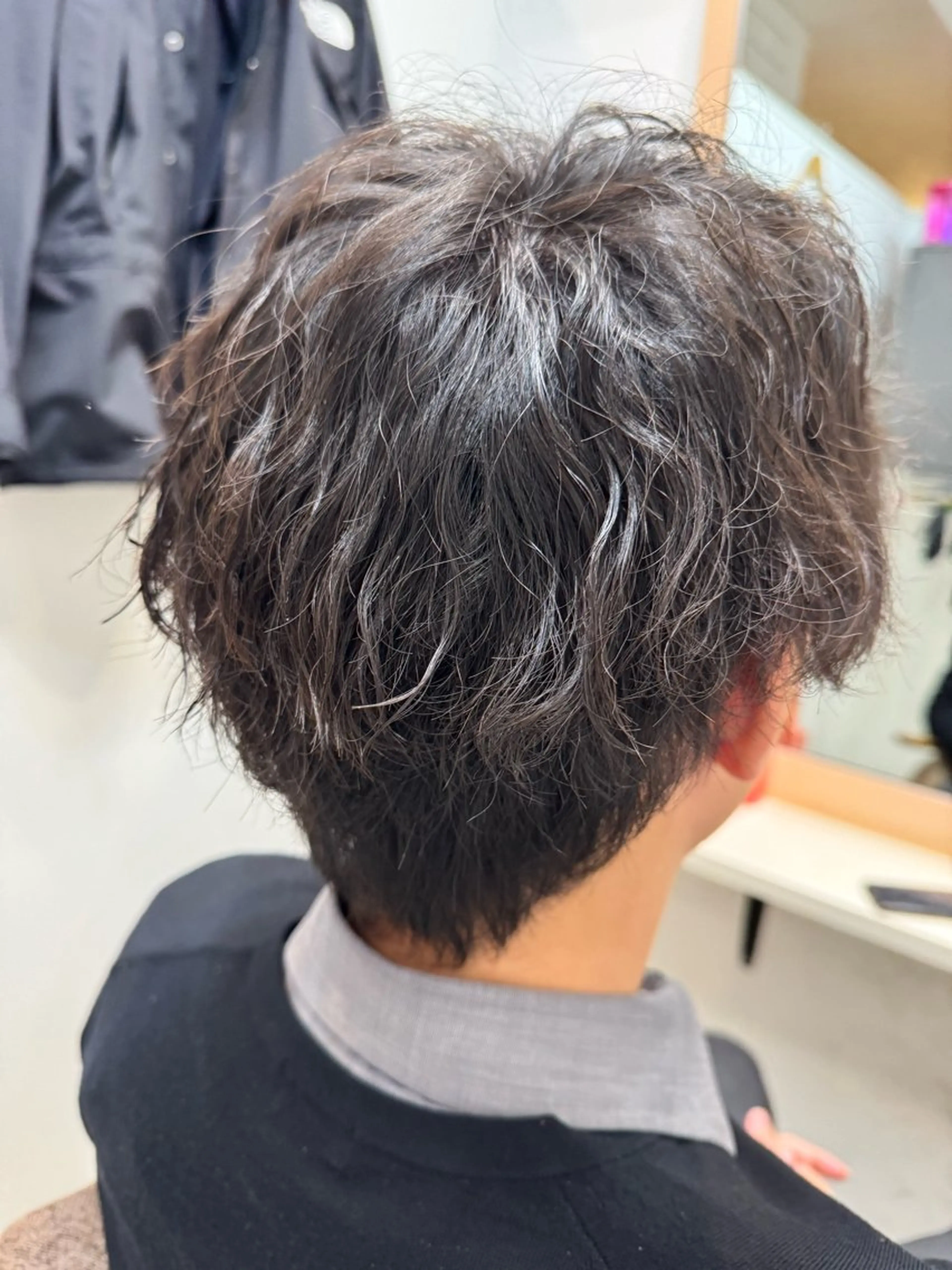 メンズ カット パーマ 大阪 美容師 林のヘアスタイル