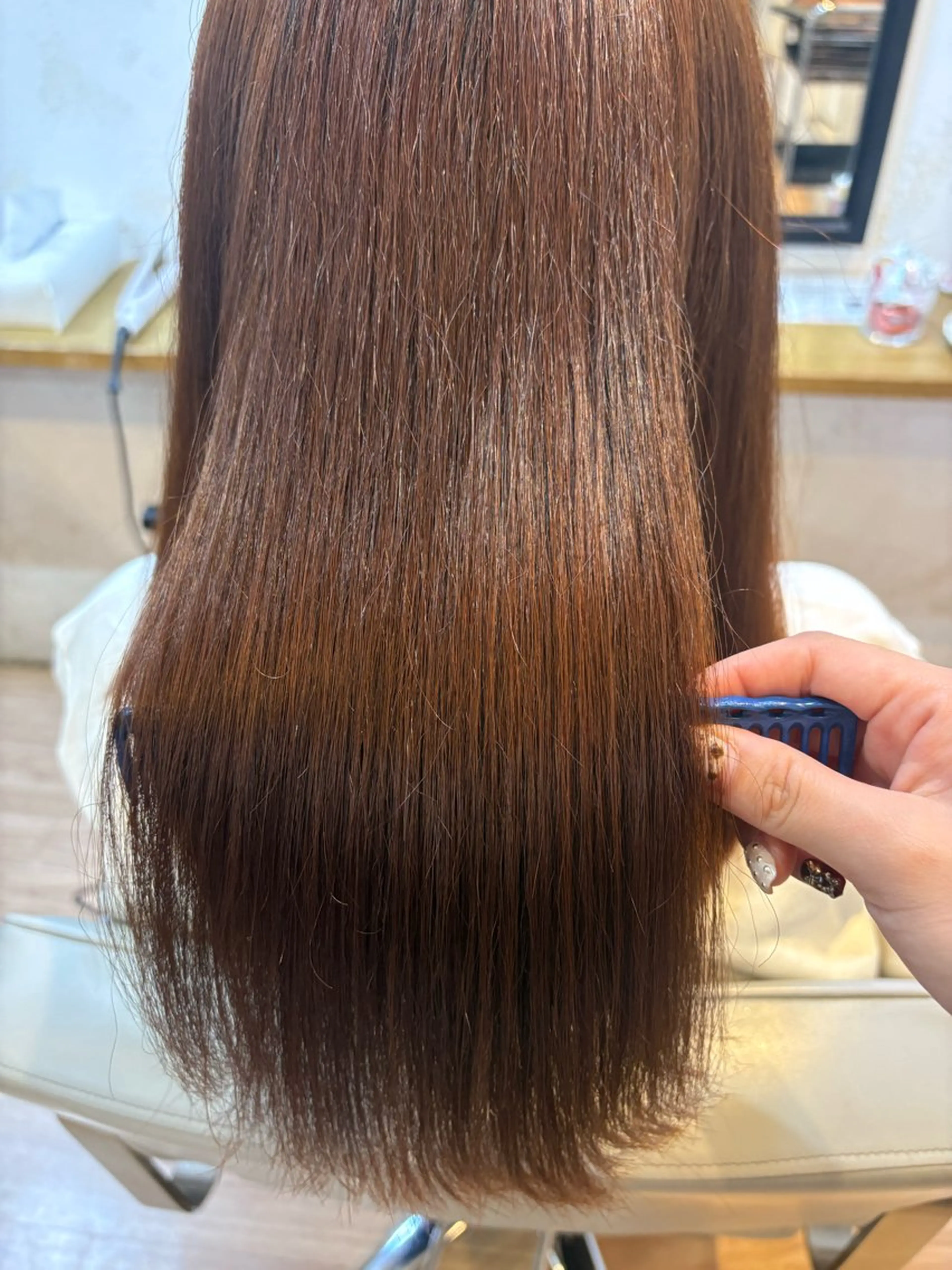 セミロング 韓国ヘアー🇰🇷 MIWAのヘアスタイル