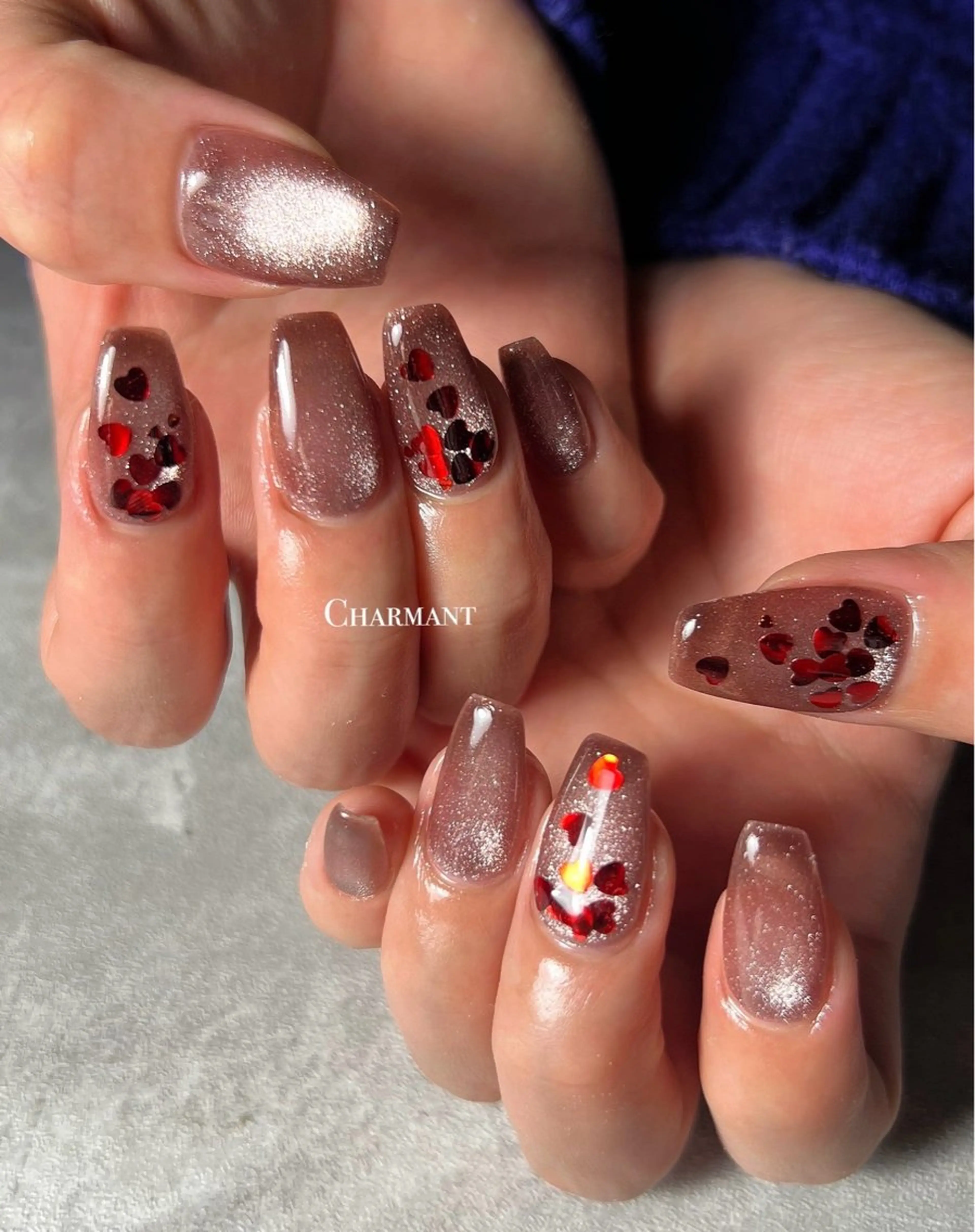 ネイル ハンドネイル Minako 【Charmant】のネイルデザイン