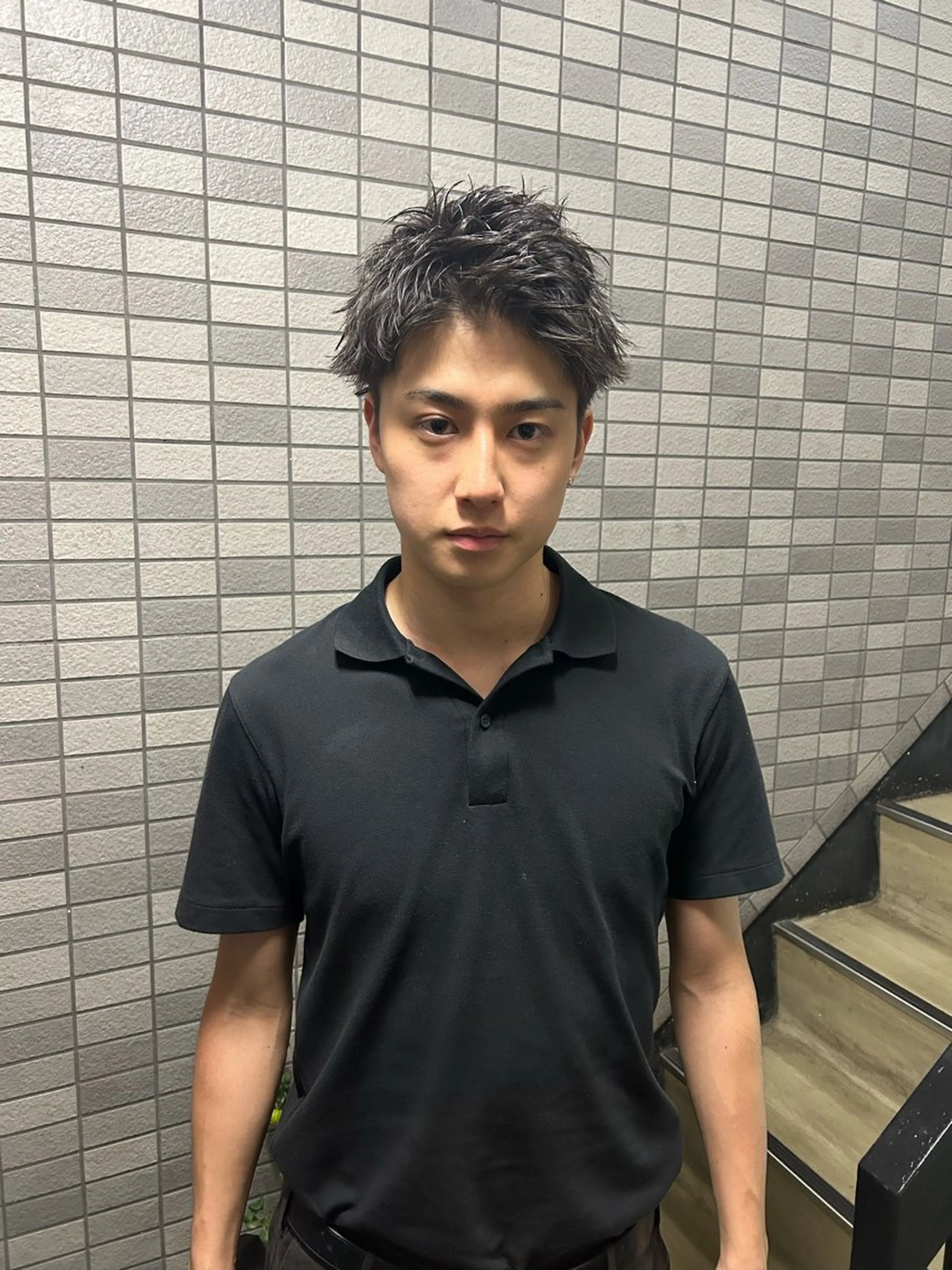 ショート パーマ メンズ メンズブリーチ メンズハイライト メンズインナーカラー メンズパーマ プードルパーマ カット 💈メンズ短髪特化 ✂︎伊藤大輝💈のヘアスタイル