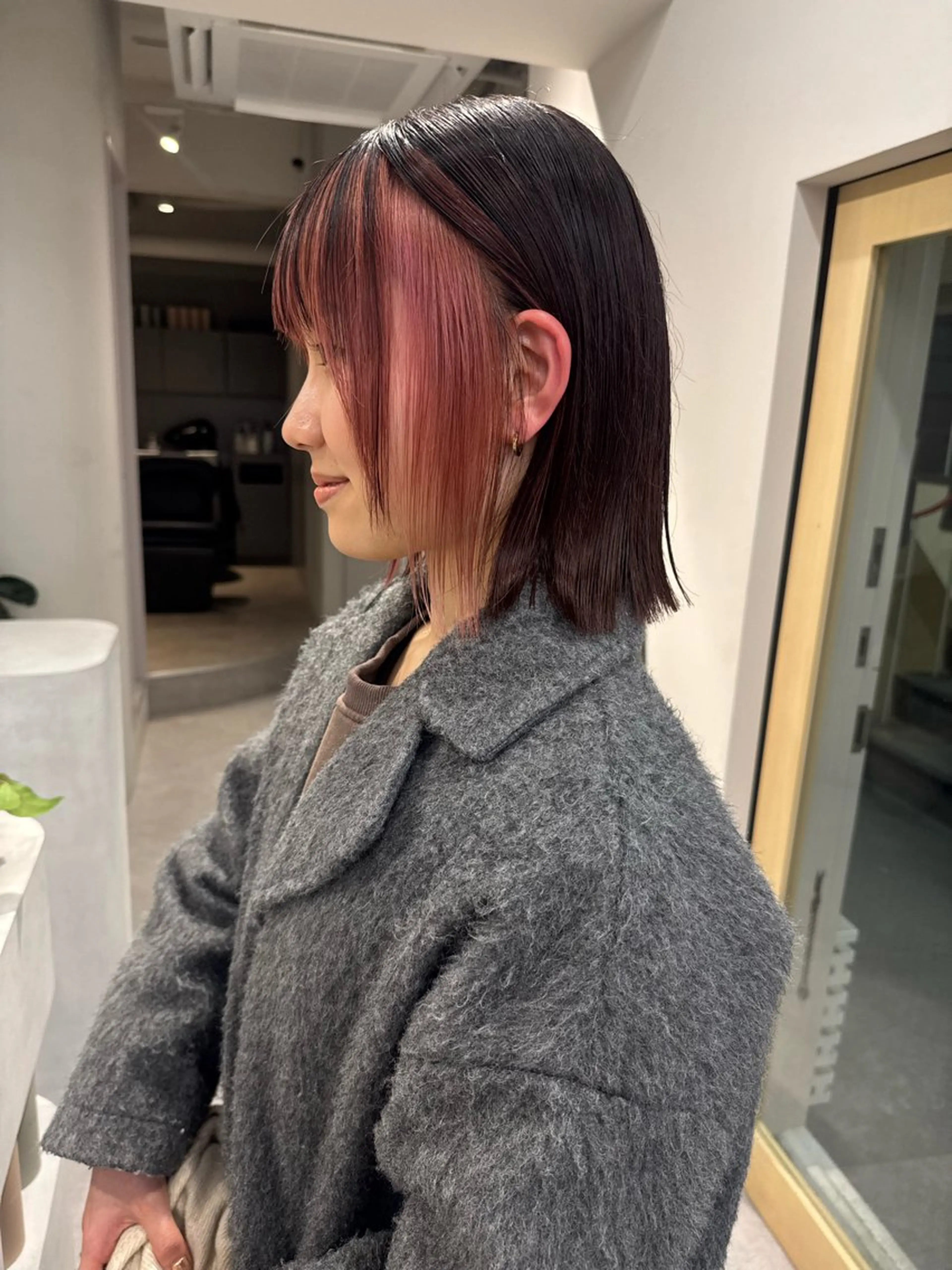 ミディアム カラー 高畑 恵莉 👒 暖色 / 艶髪 🧺のヘアスタイル