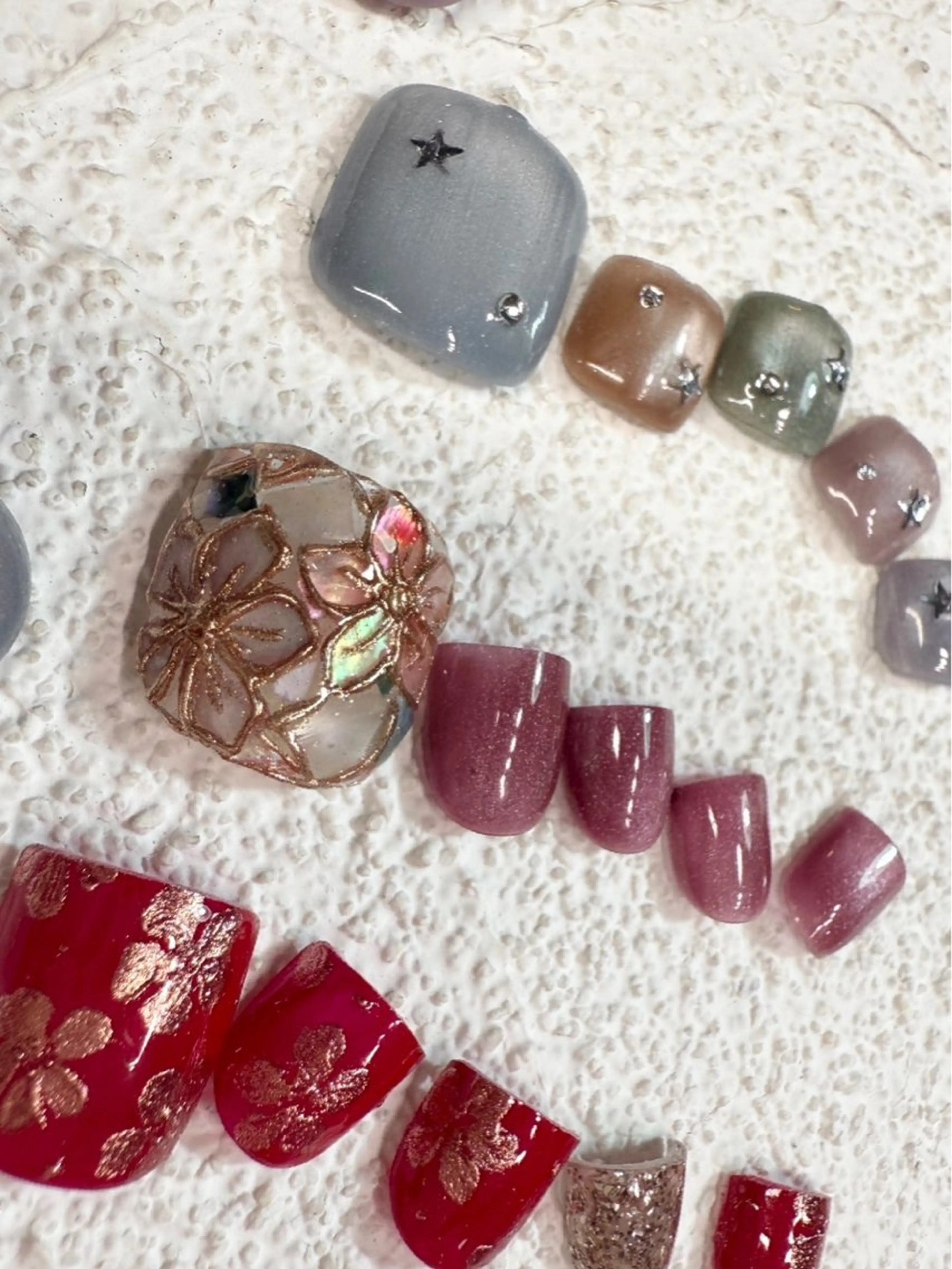 ネイル アートネイル フットネイル 持ち込み Kealoha nail所属・西村 ゆりのネイルデザイン