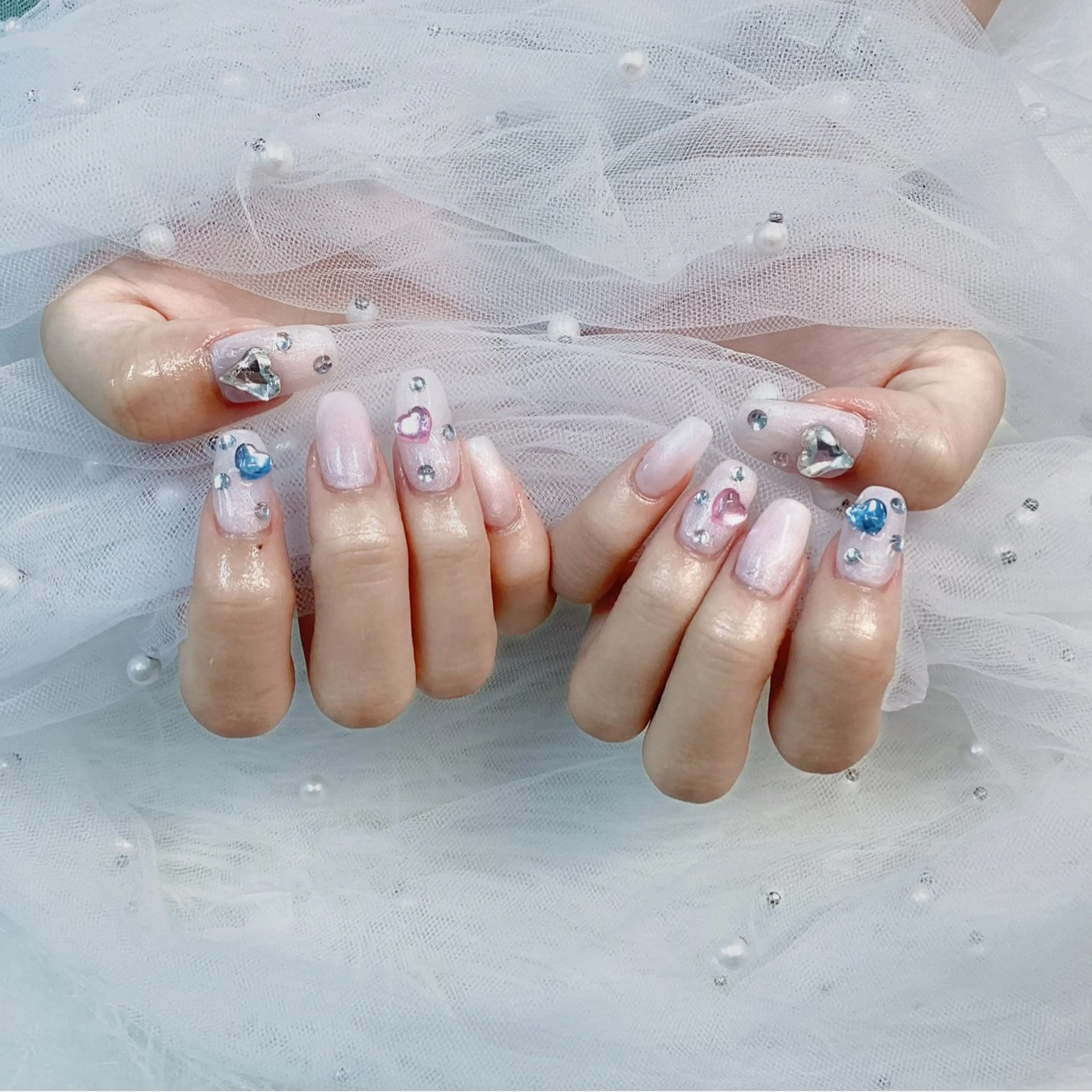 ネイル パーツ全部¥110 サロンミミのネイルデザイン