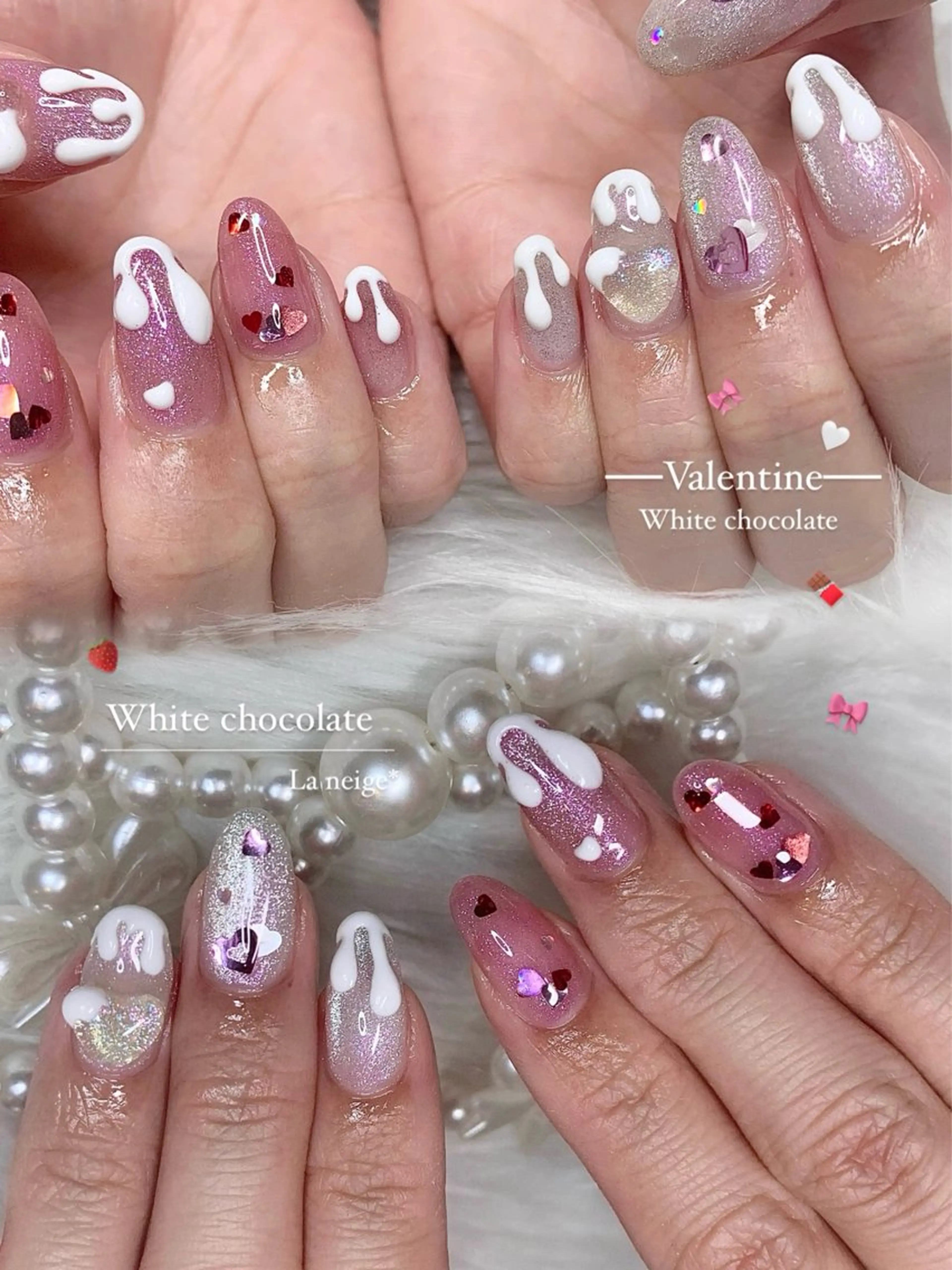 ネイル ハンドネイル La neige* yuki 🐩🌙のネイルデザイン