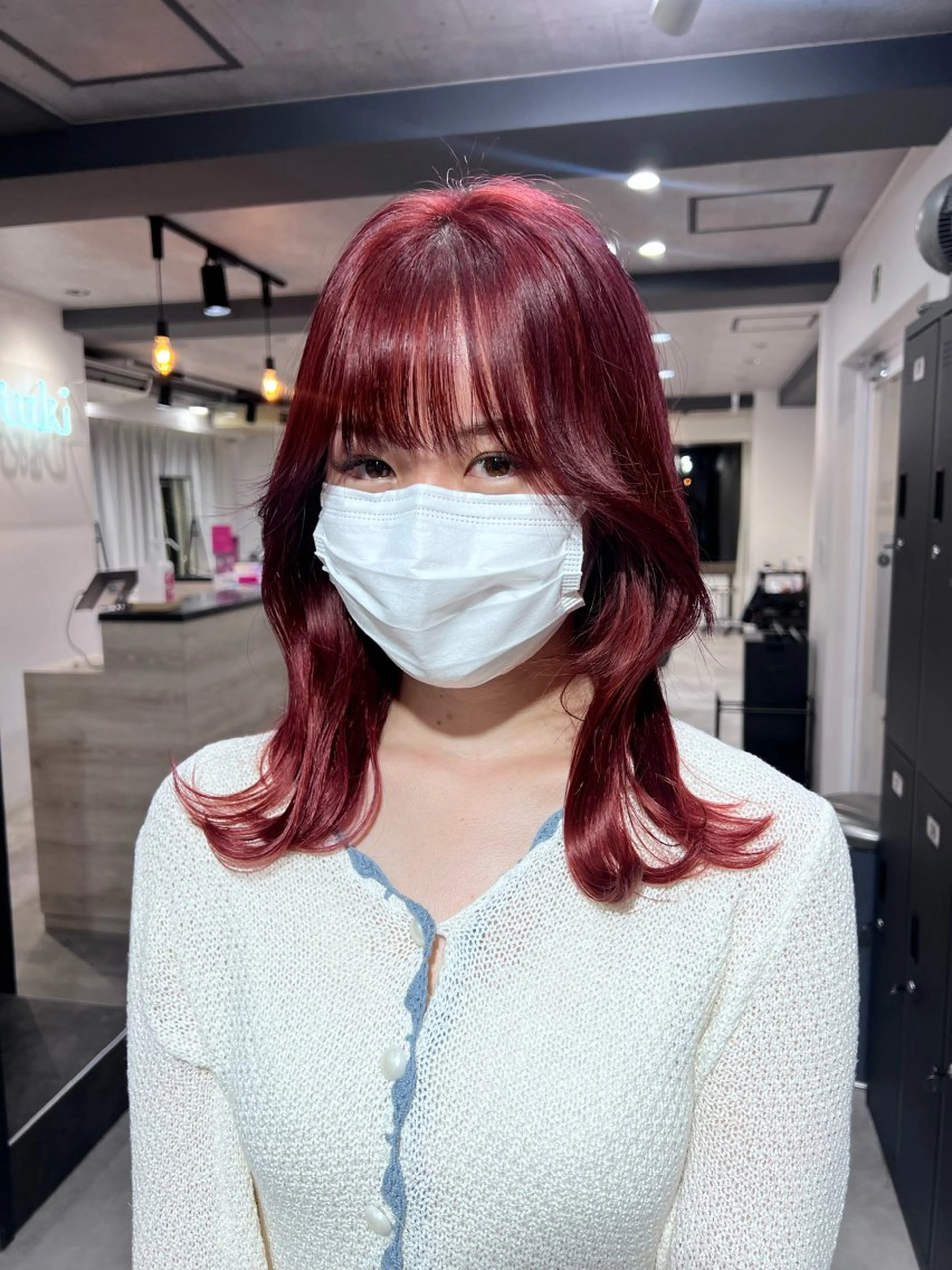 ミディアム 透明感カラー/ ゆずほのヘアスタイル