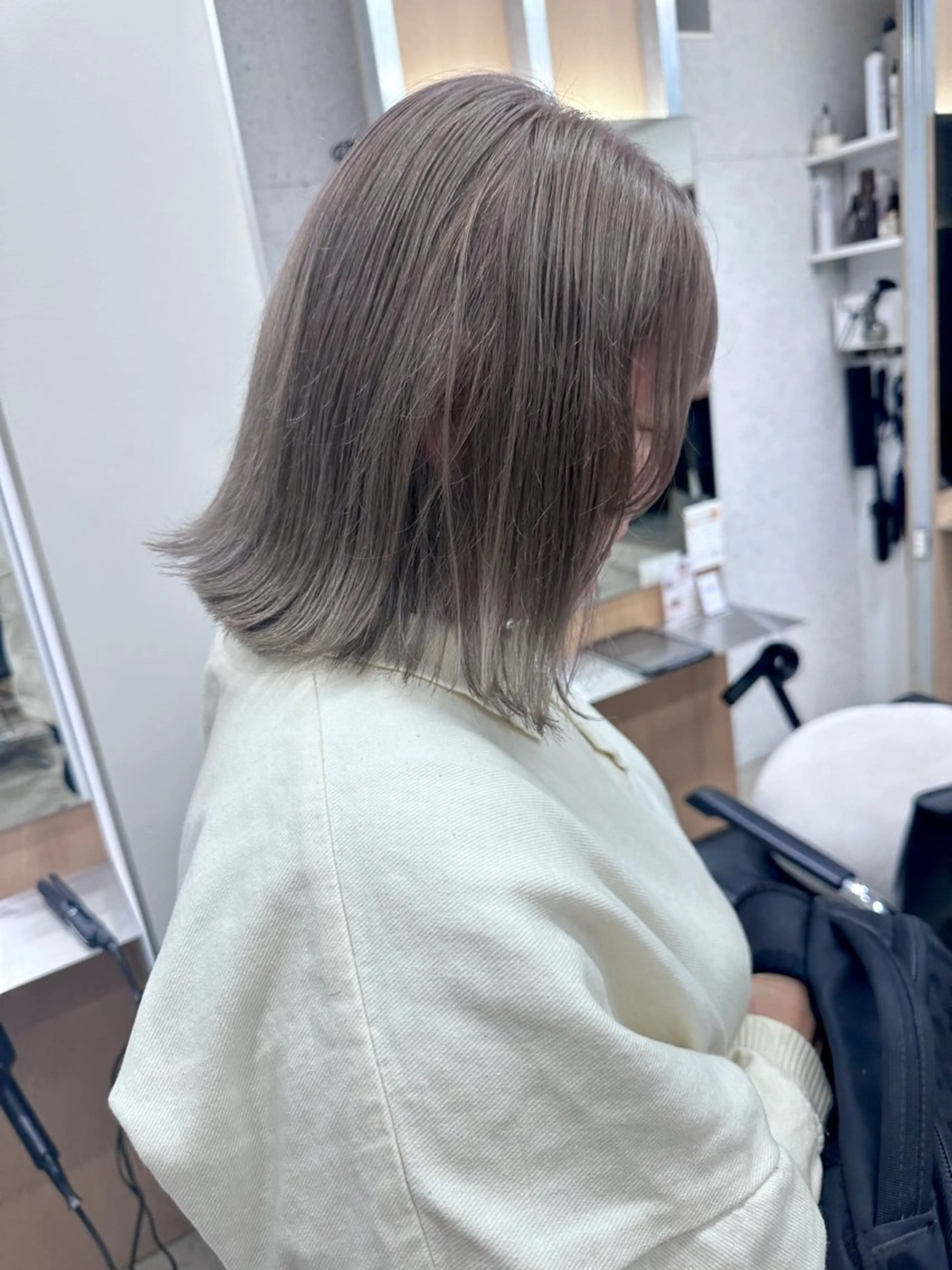 ミディアム ヘアカラー GOAT_茅ヶ崎 キシ サクラのヘアスタイル