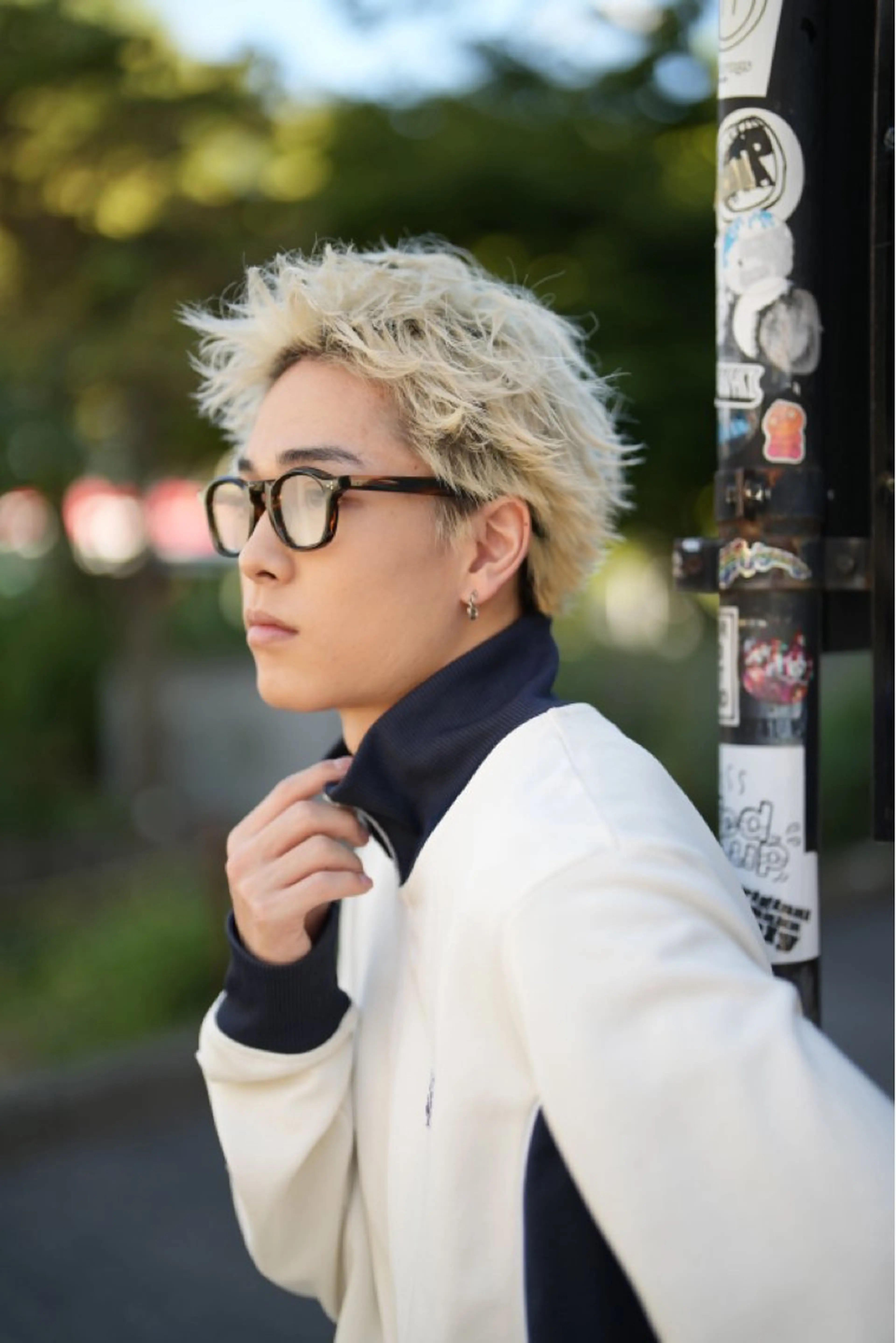 ショート カラー ショートレイヤー ブリーチ レイヤーカット ショートヘア better hairsalonのヘアスタイル