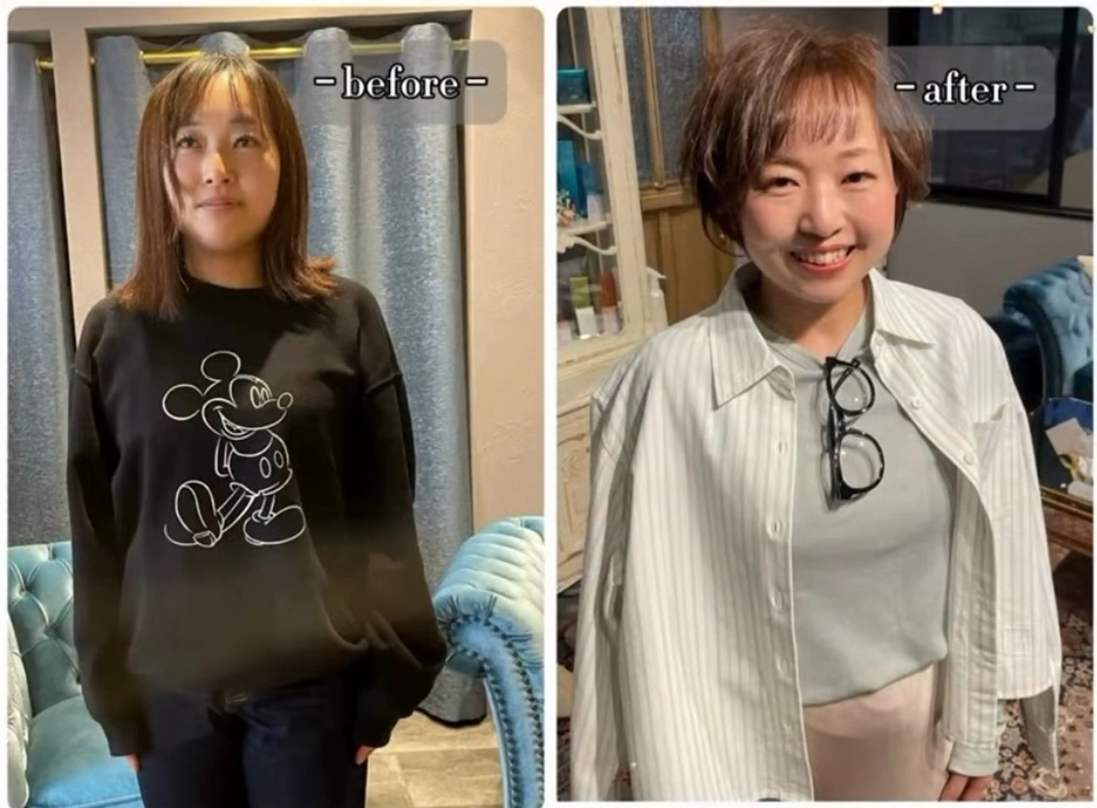 ミディアム カラー パーマ 角井 竜のヘアスタイル