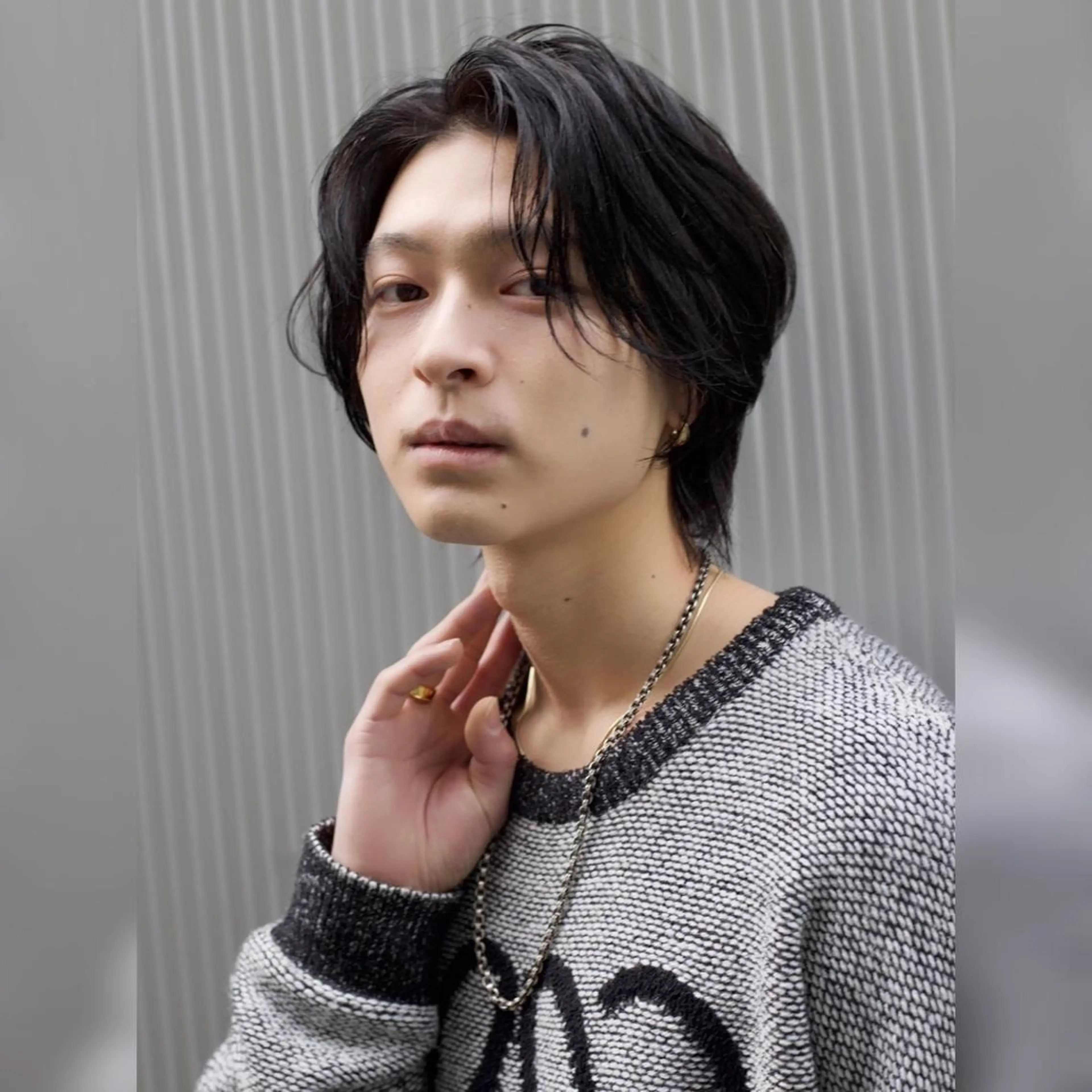 ミディアム カラー パーマ ヘアアレンジ メンズ キッズ ネイル マツエク・マツパ アイブロウ ミディアムパーマ センターパート マッシュ メンズパーマ メンズツイストパーマ カット メンズパーマ特化 園田翔大のヘアスタイル