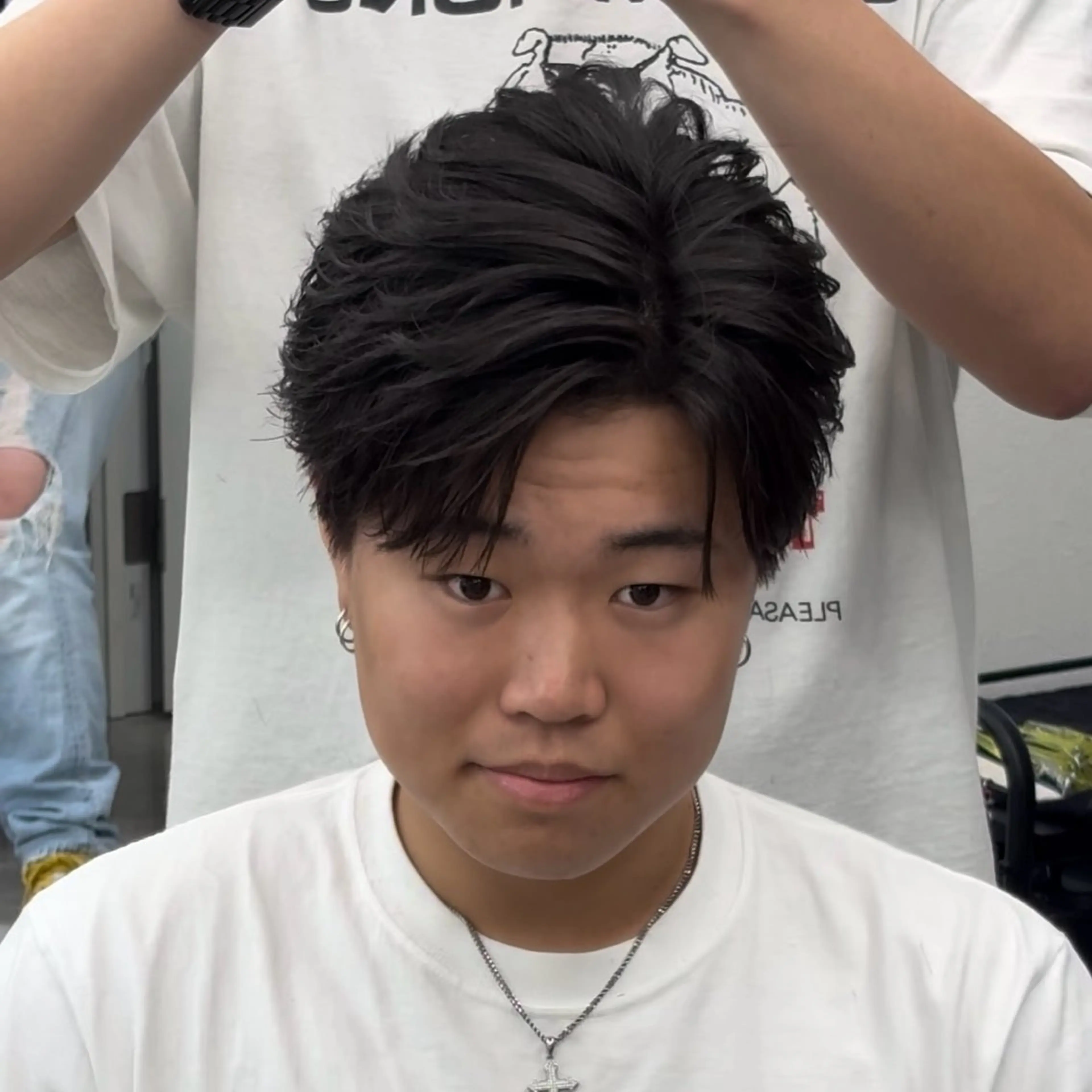 パーマ メンズ フェザーパーマ メンズパーマ カット パーマ ヘアセット メンズ特化美容師 /泉壱恵のヘアスタイル