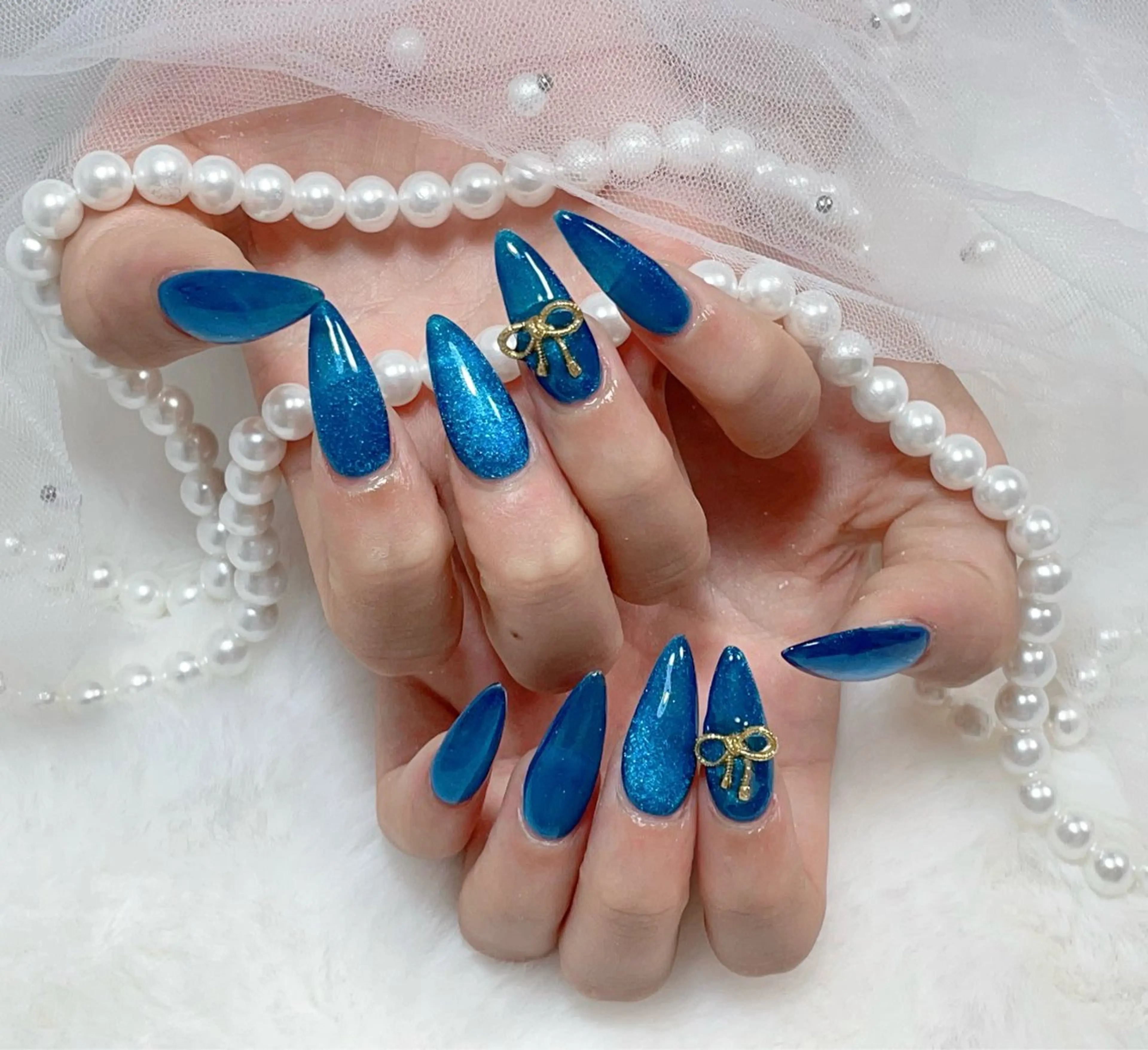 ネイル アートネイル フットネイル ジェルネイル マグネットネイル パラジェル B·U Nail大宮 長さだし専門店のネイルデザイン