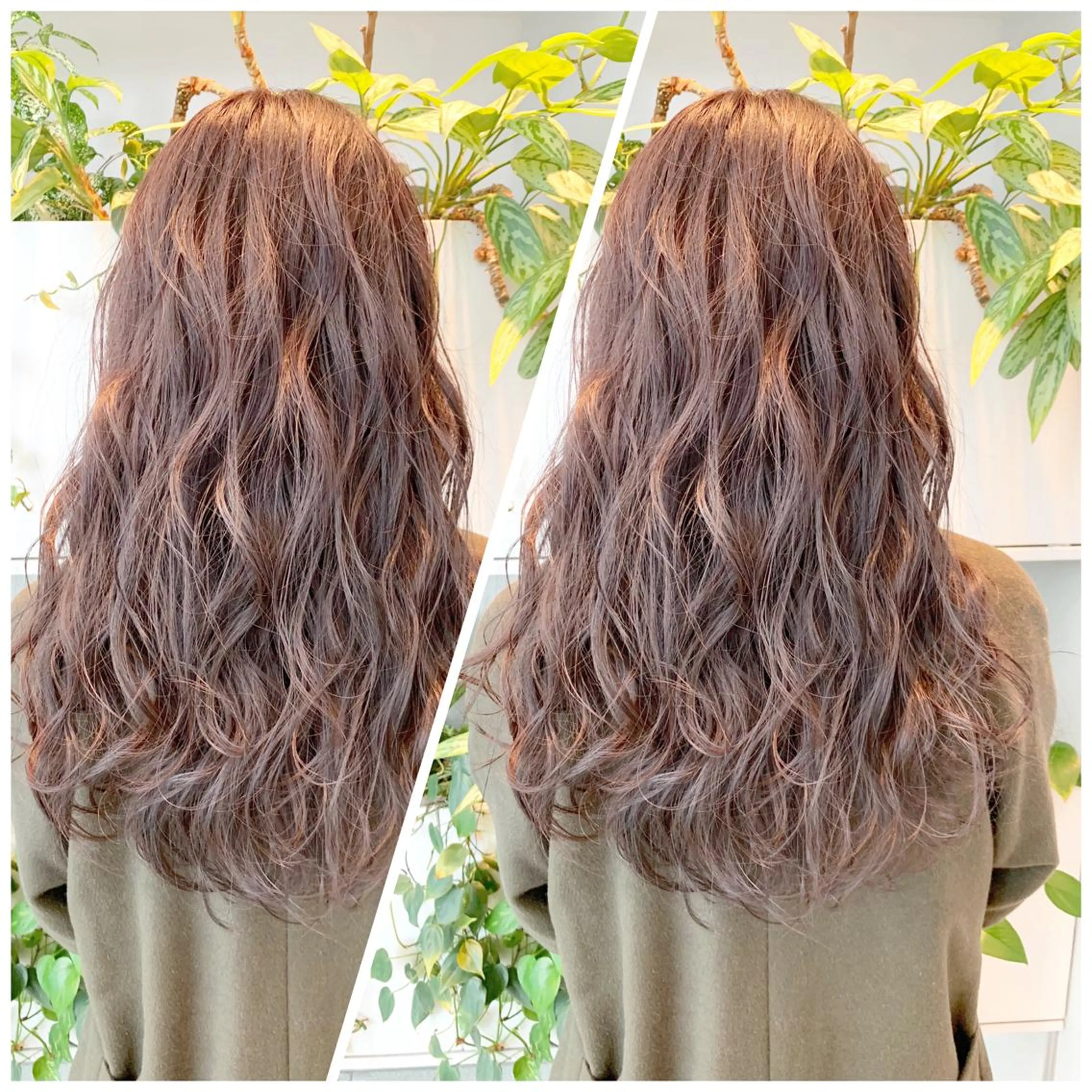 ロング カラー ヘアアレンジ グレージュ ラベンダーカラー カット ヘアカラー トリートメント 東北No.1完全個室 💐梶谷社長のヘアスタイル