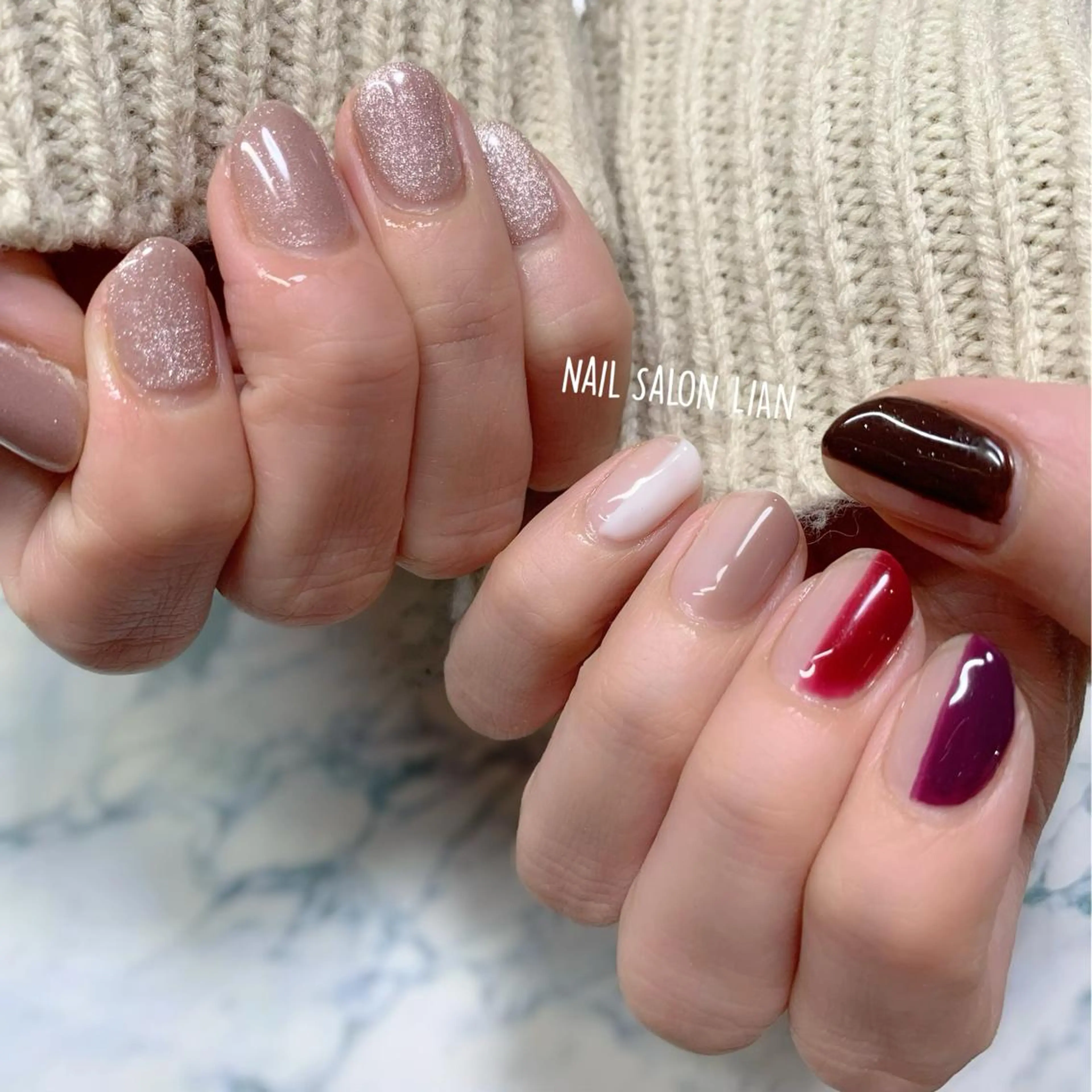 ネイル ハンドネイル NailSalon LiAnのネイルデザイン