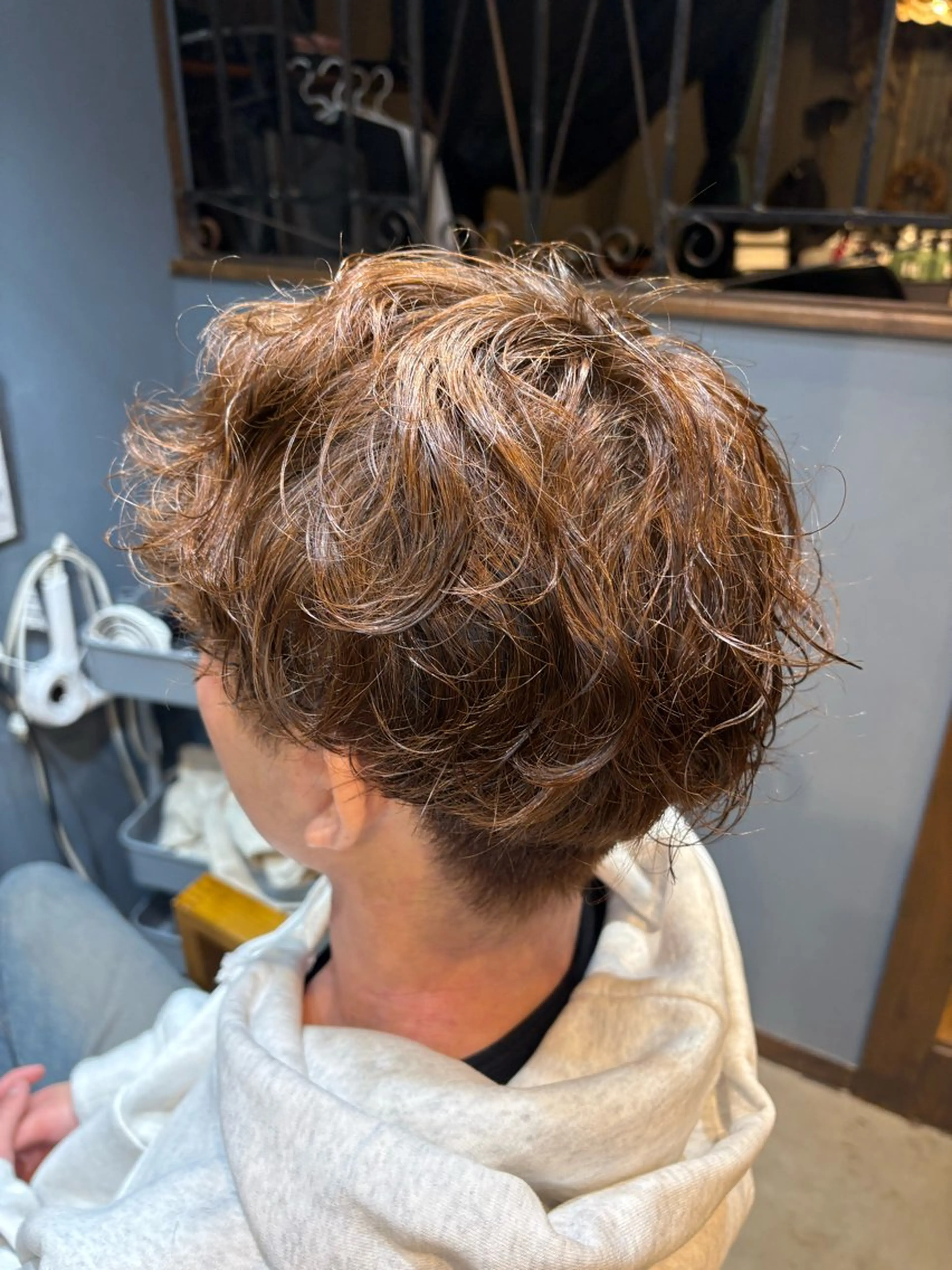 カラー メンズ ブラウンカラー RoimU+e 小林のヘアスタイル