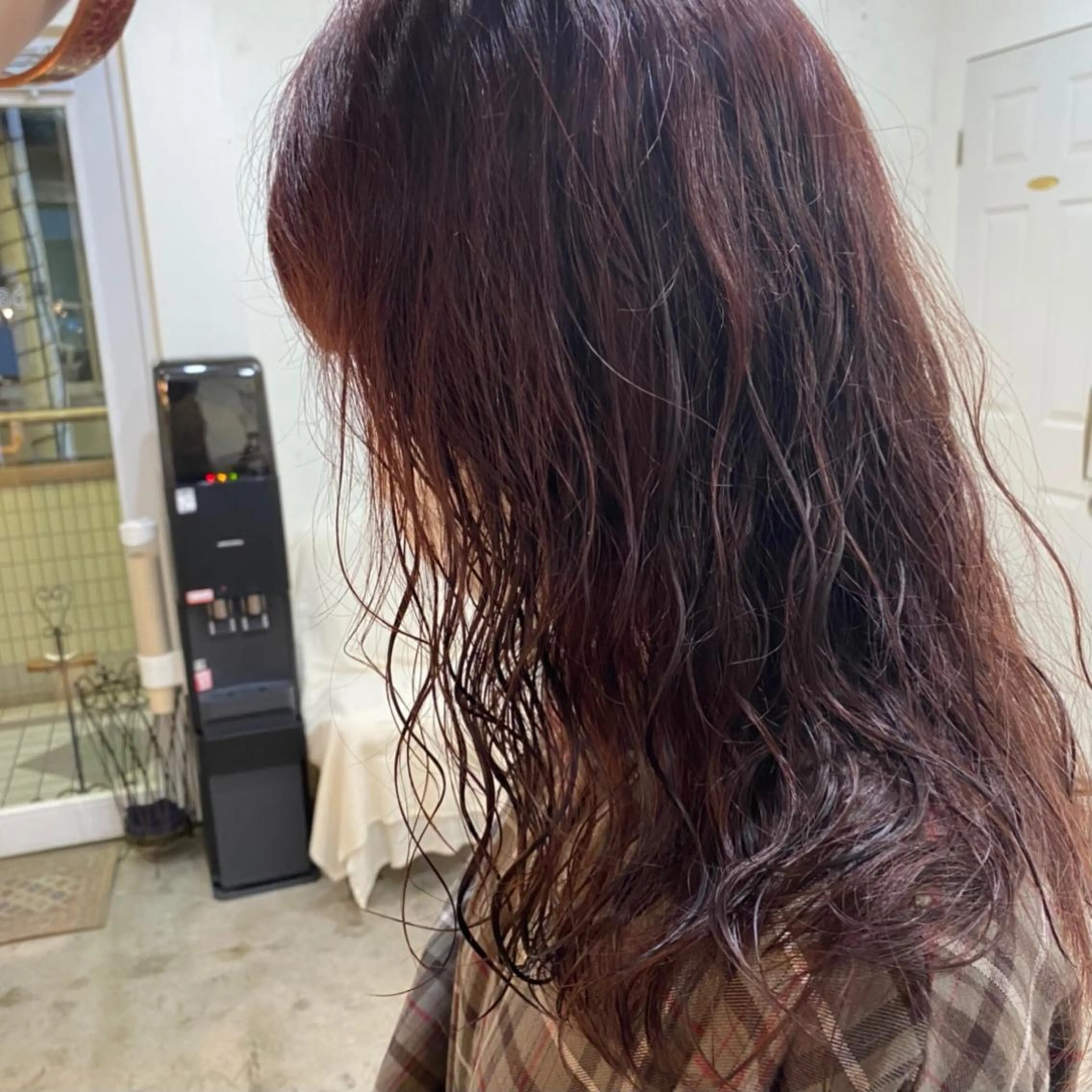セミロング カラー カット ヘアカラー パーマ トリートメント パーマ美容師 hanaのヘアスタイル