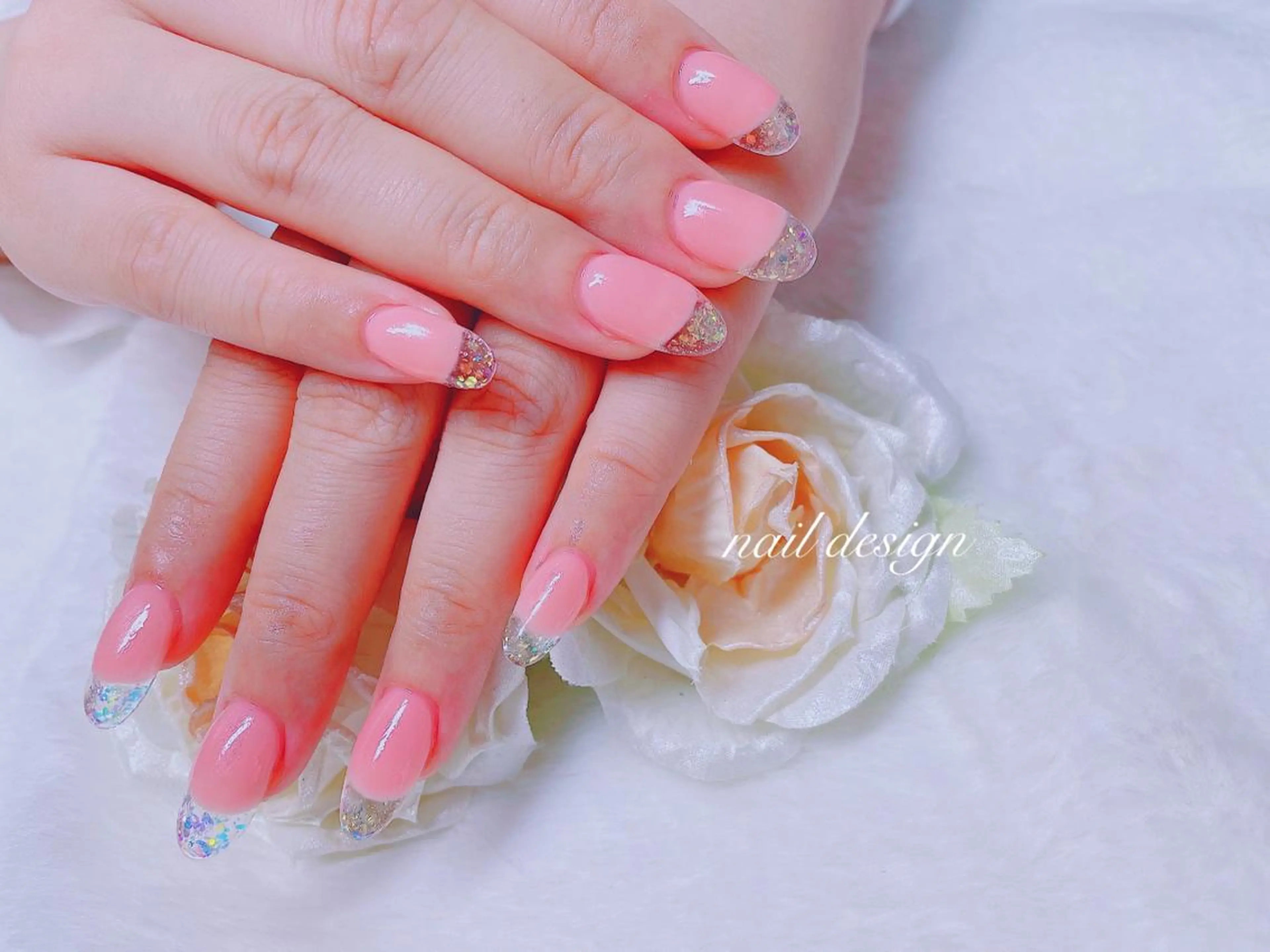 ネイル ラメ(グリッター) Makana Mana所属・Makana Manaのネイルデザイン