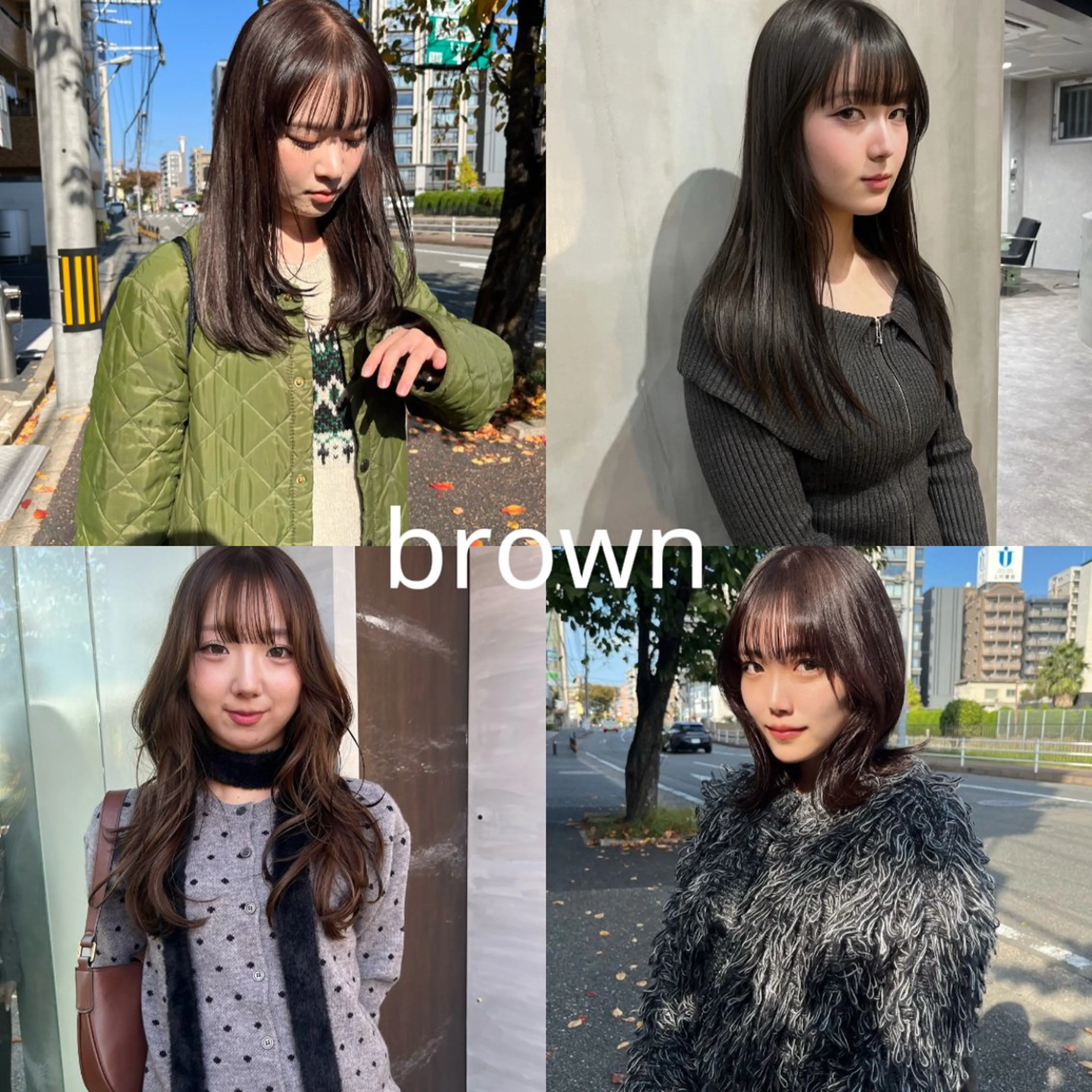 セミロング カラー ブラウンカラー カット ヘアカラー トリートメント yuumi/大濠🪷 顔周り/ハイトーンのヘアスタイル