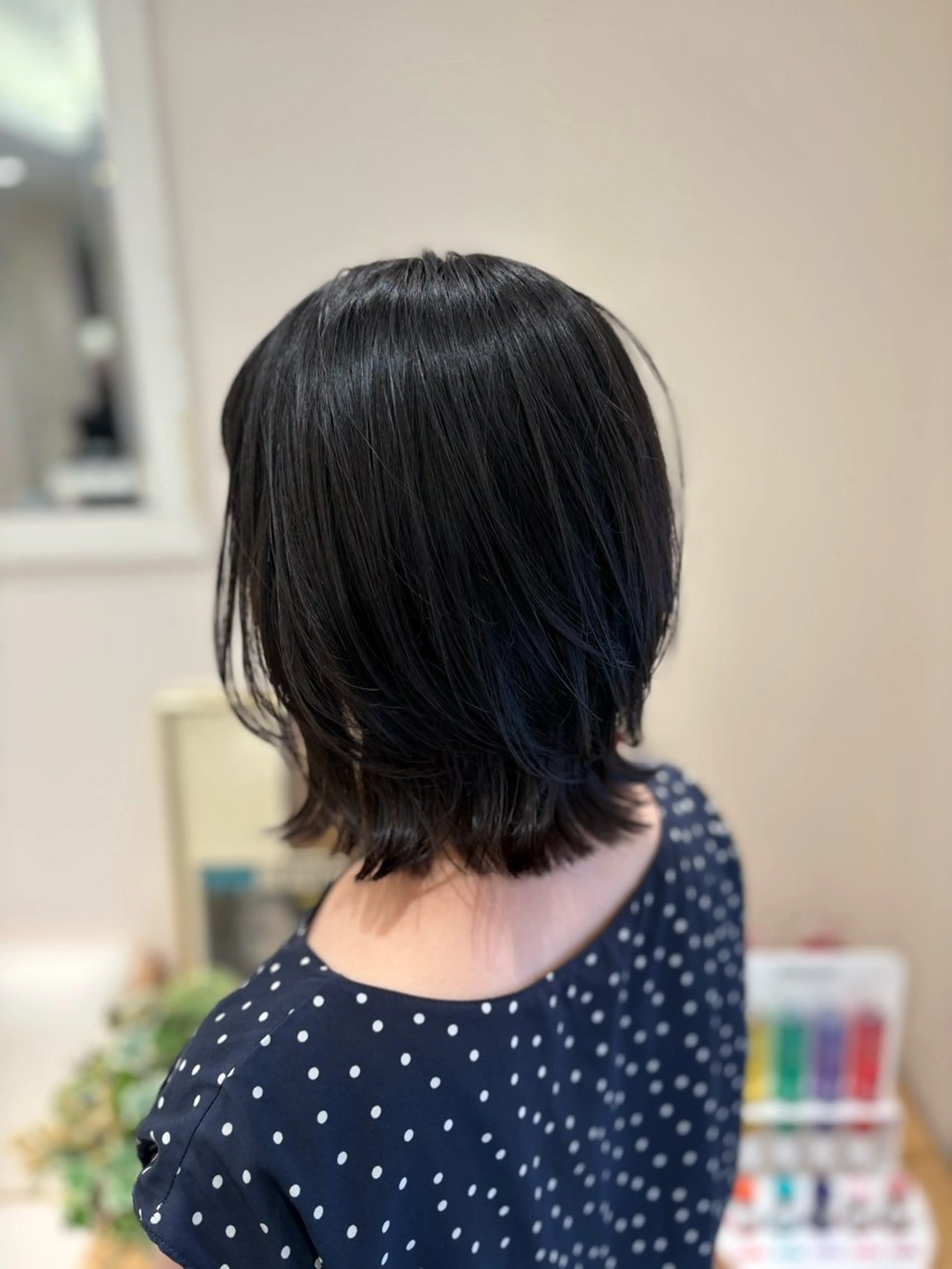 ミディアム レイヤーカット カット トリートメント 石山 海斗のヘアスタイル