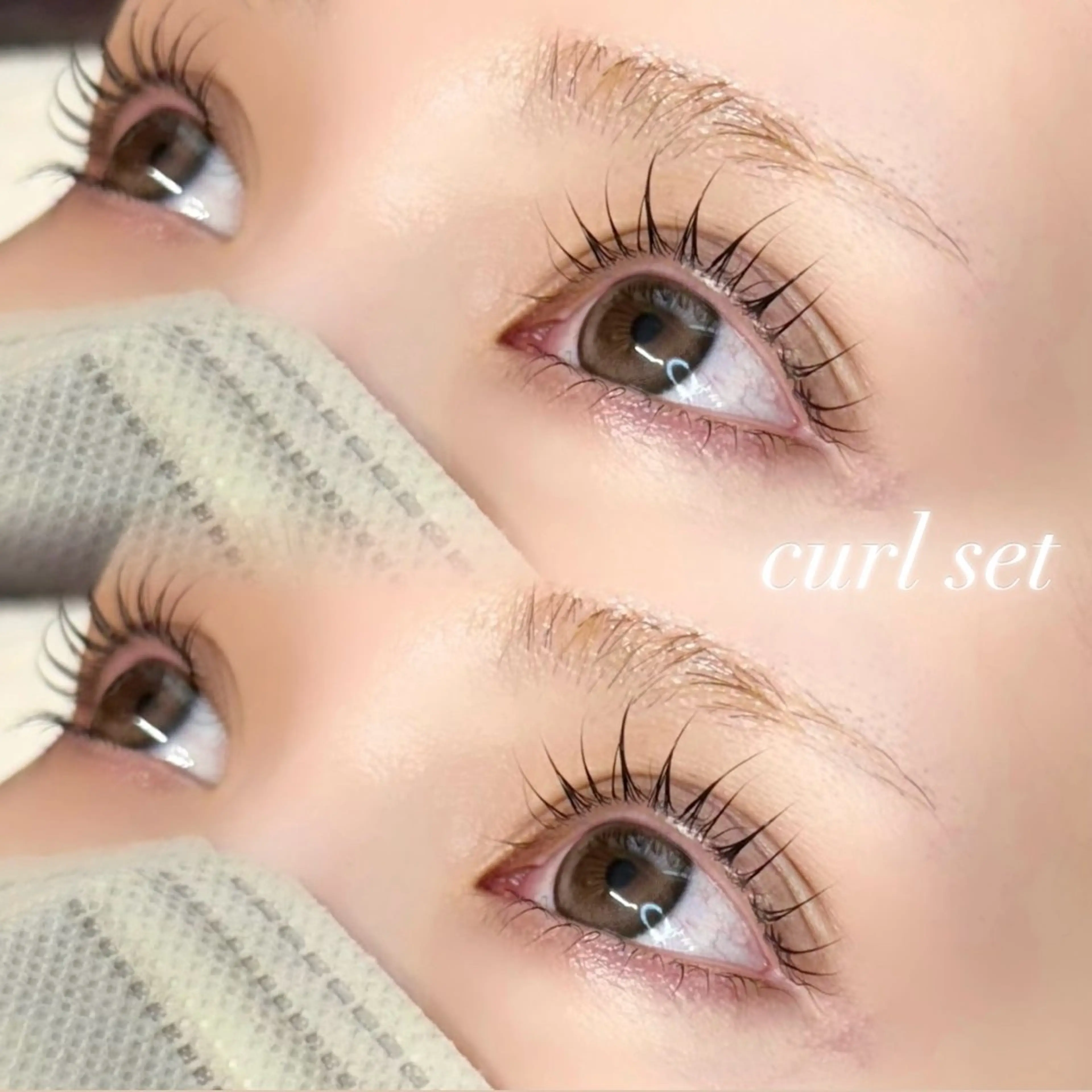 マツエク・マツパ 束感まつ毛 Cカール 下まつげエクステ マツパ meg .のマツエク・マツパデザイン