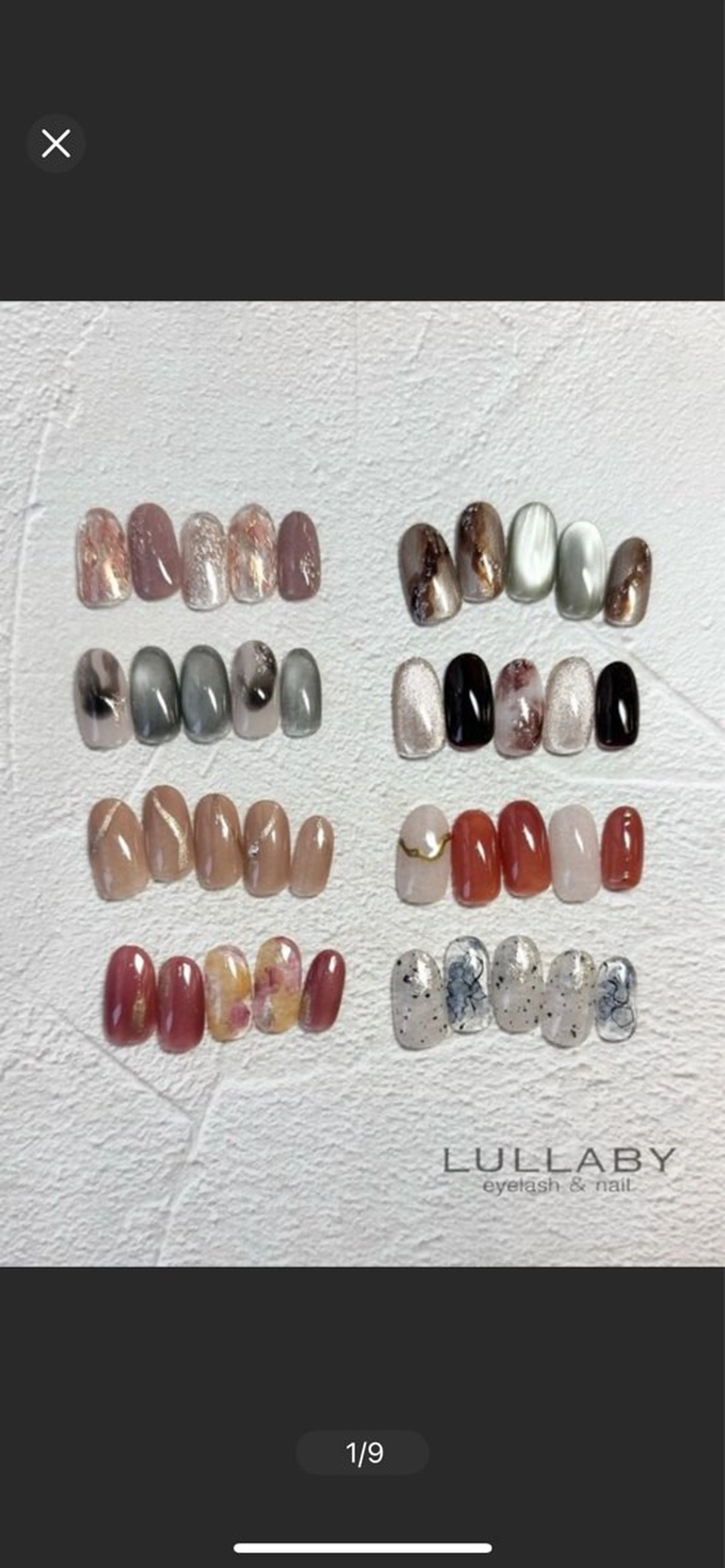 ネイル LULLABY 銀座並木通り店のマツエク・マツパデザイン