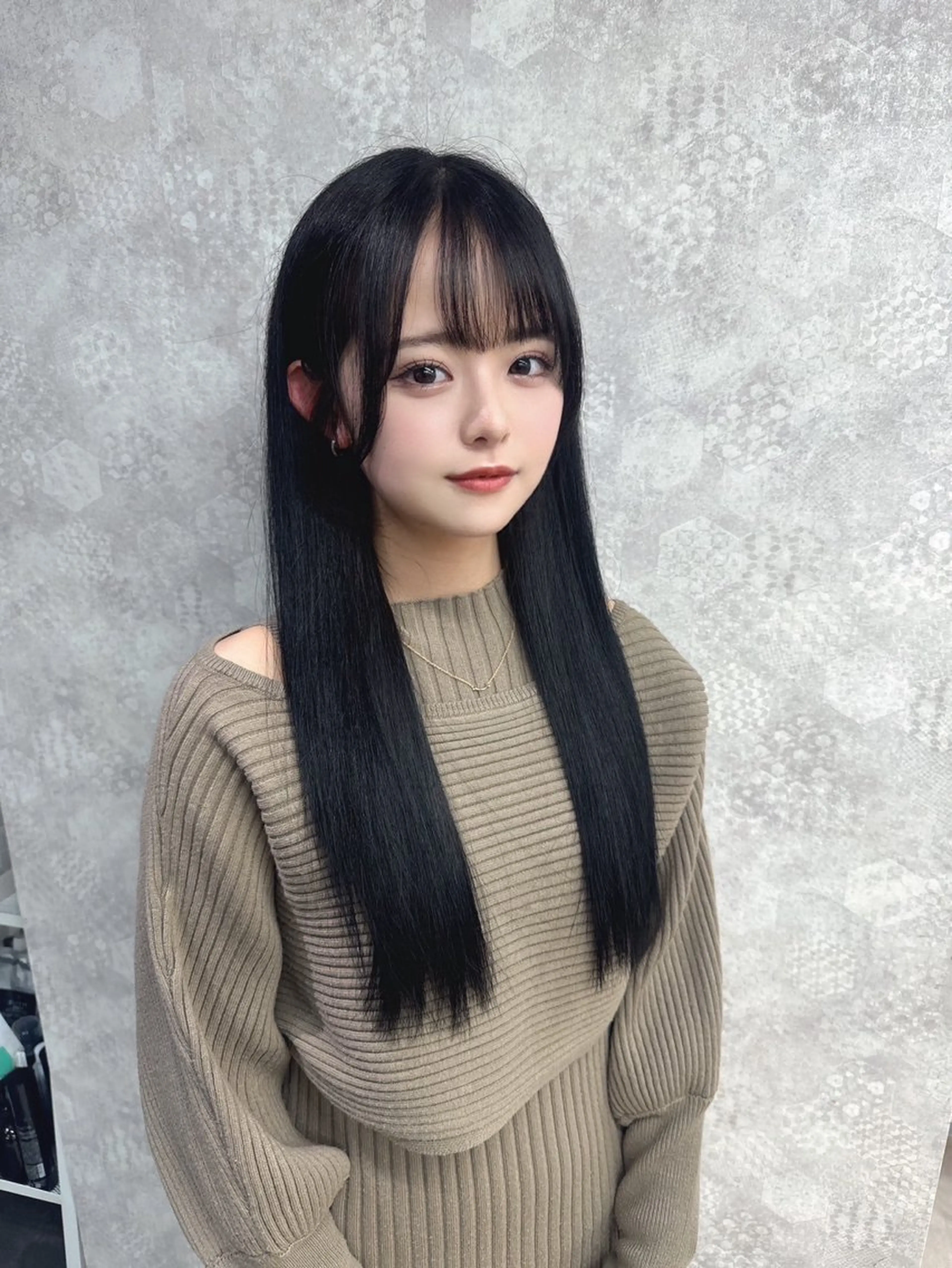 ロング カラー ヘアカラー トリートメント ダブルカラー特化💍 tiam💍韓国ヘアのヘアスタイル