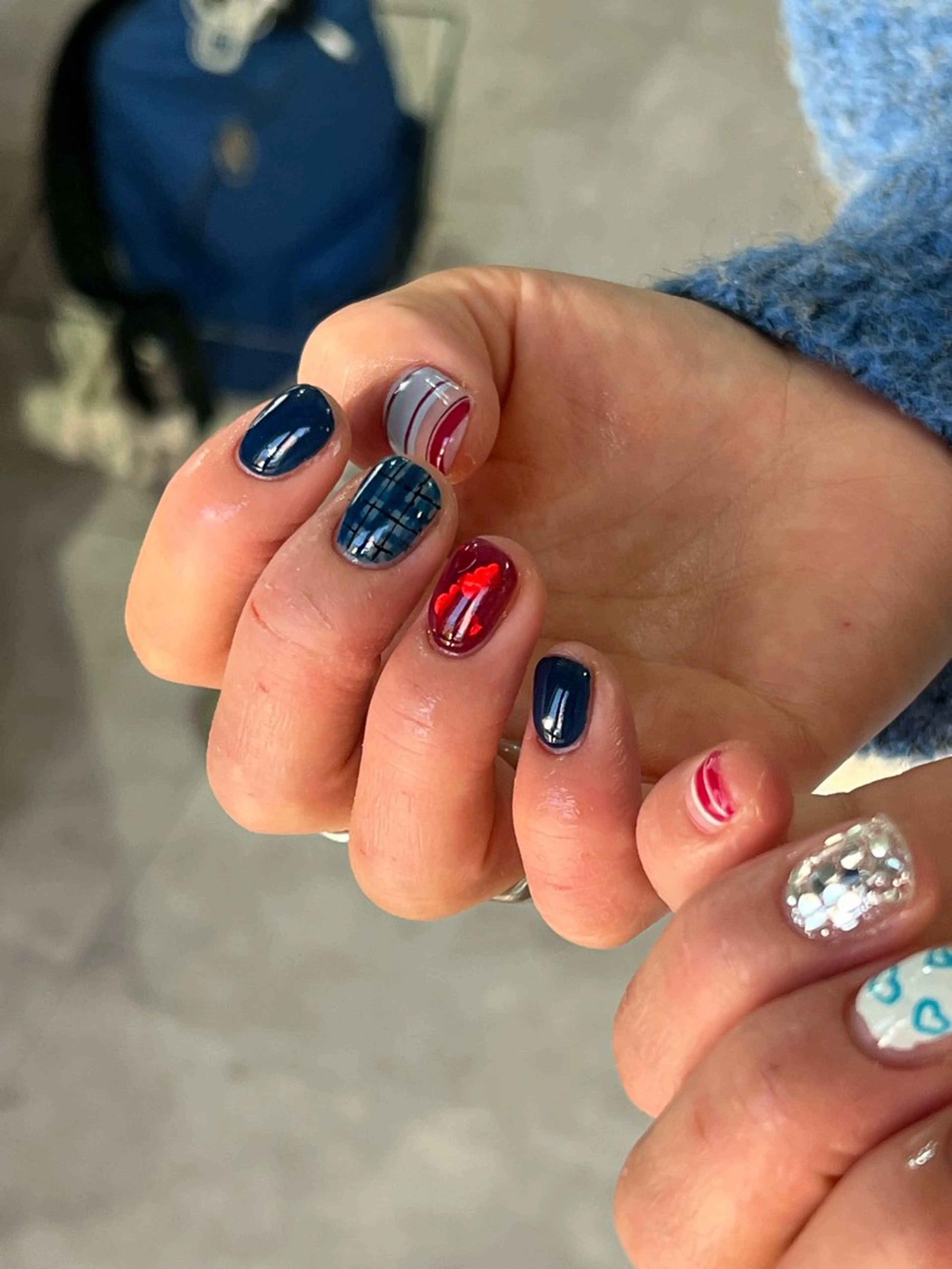 ネイル ハンドネイル Hata nail 🎀個性派ニュアンスのネイルデザイン