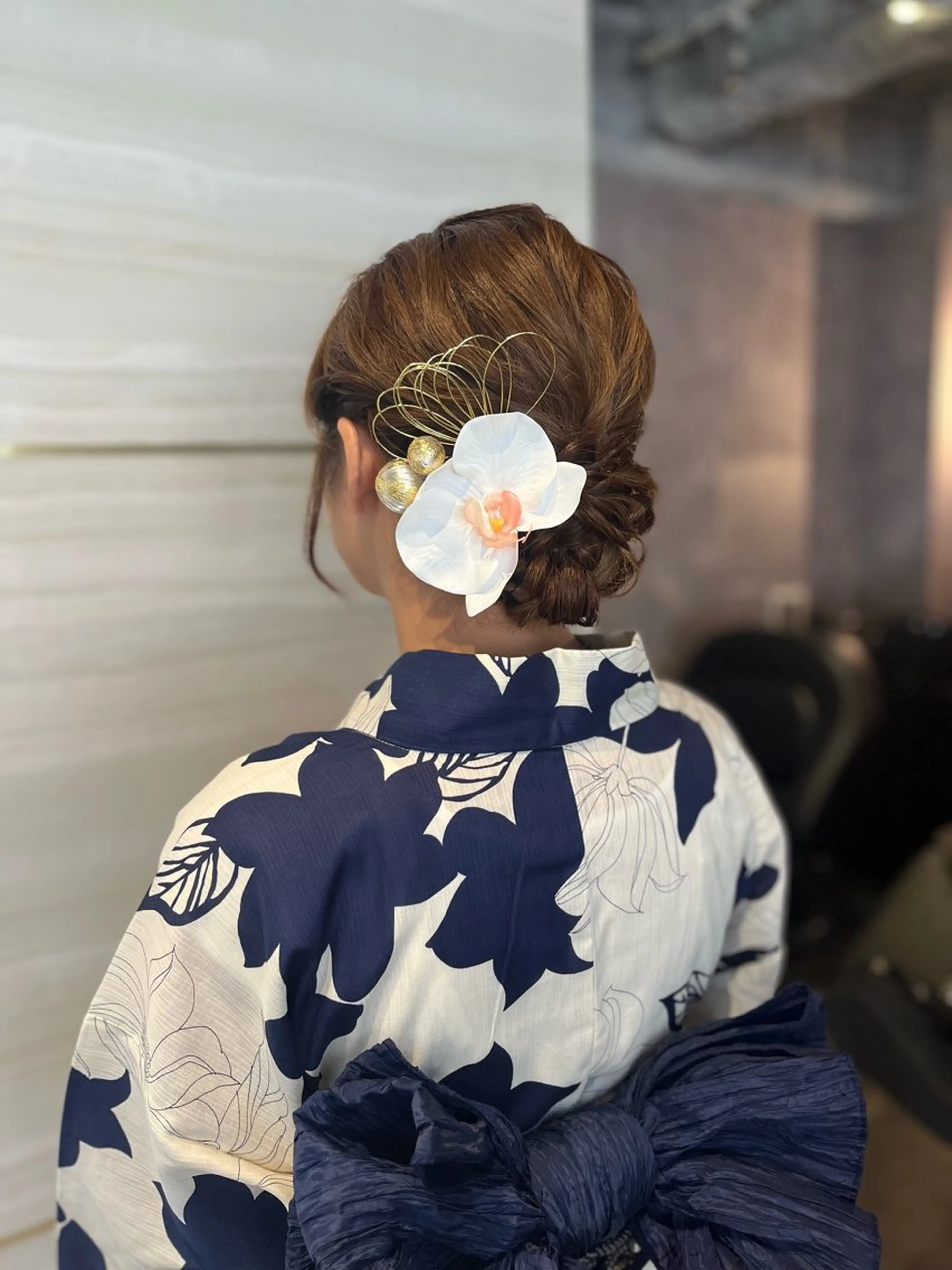 セミロング 浴衣 🫧みひろ🫧カット カラーモデル募集のヘアスタイル