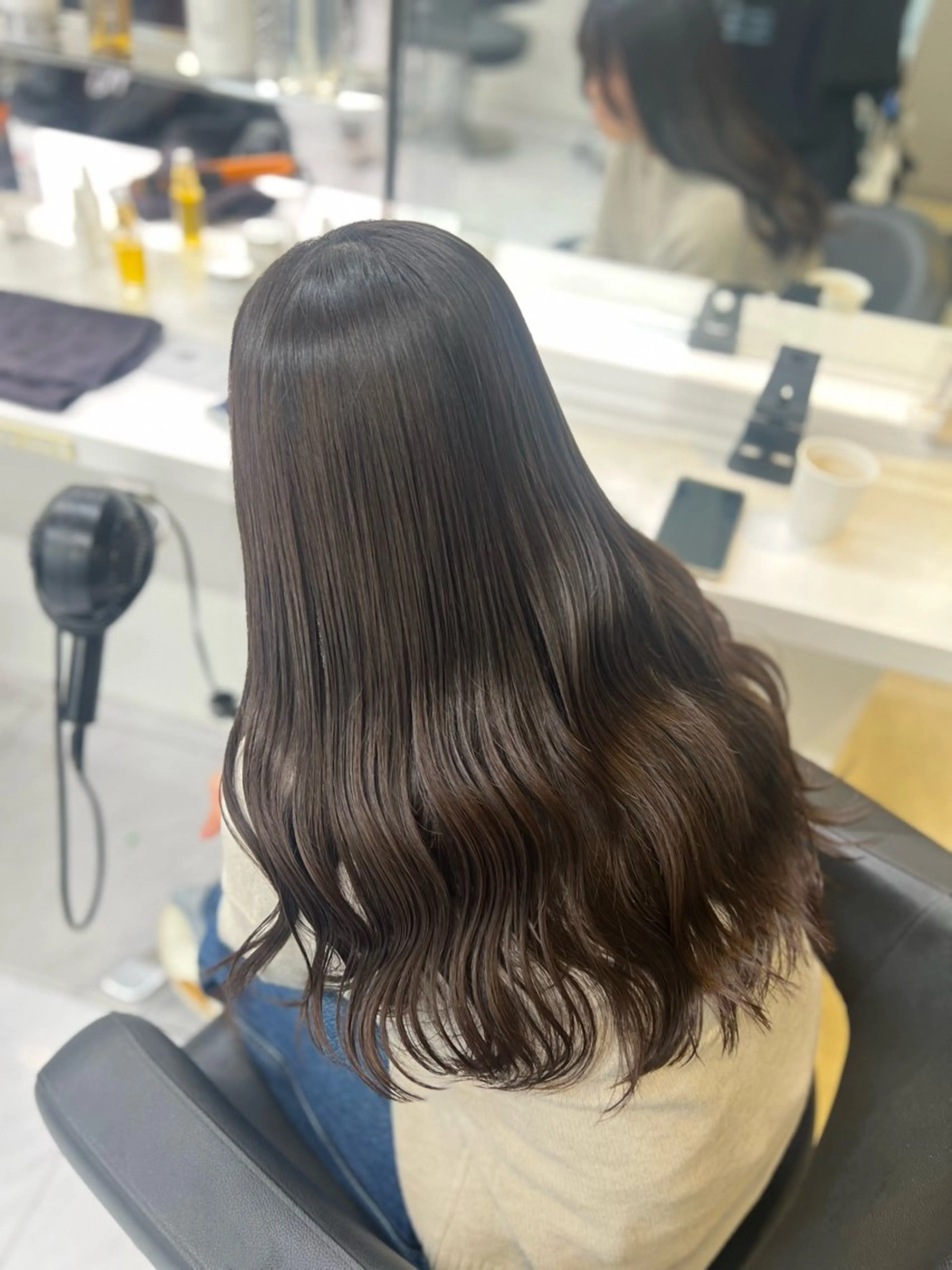 ロング カラー ヘアアレンジ 巻きラク♡レイヤー 🦢こころのヘアスタイル