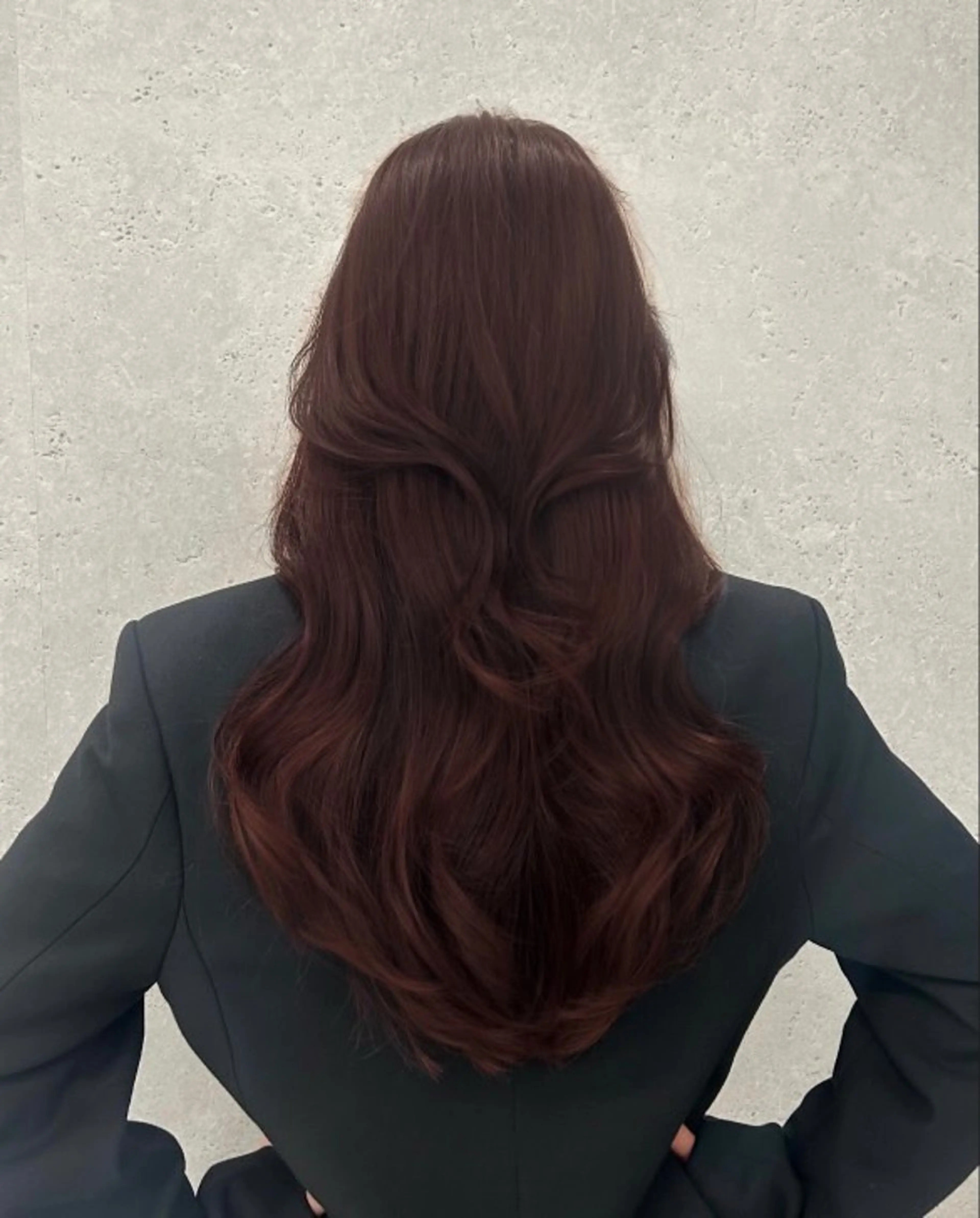 ロング カラー カット ヘアカラー トリートメント うる艶ストレート♡透 明感カラー♡かずまるのヘアスタイル