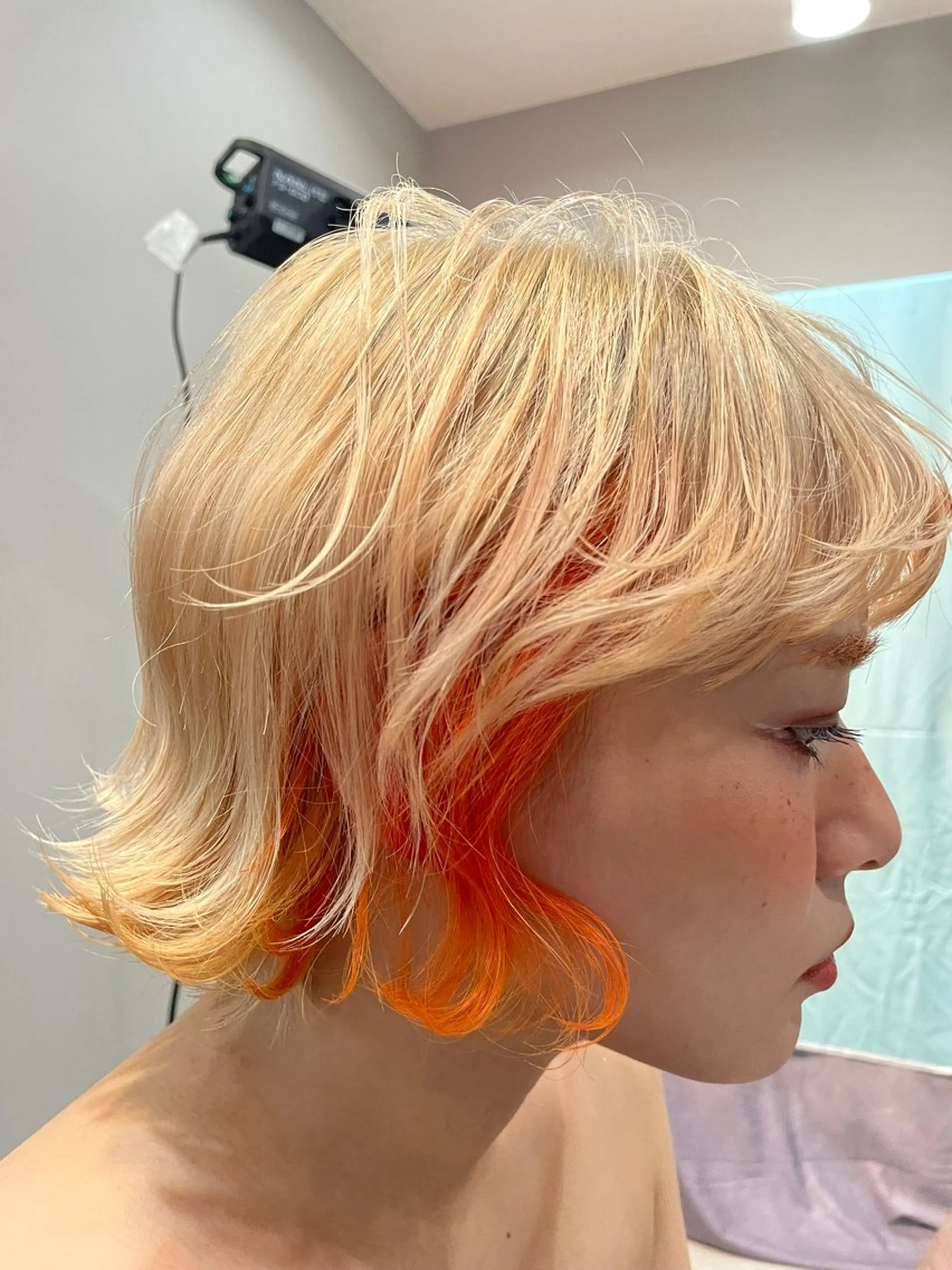 ショート カット ヘアカラー レイヤー/透けカラー ✨KANAのヘアスタイル