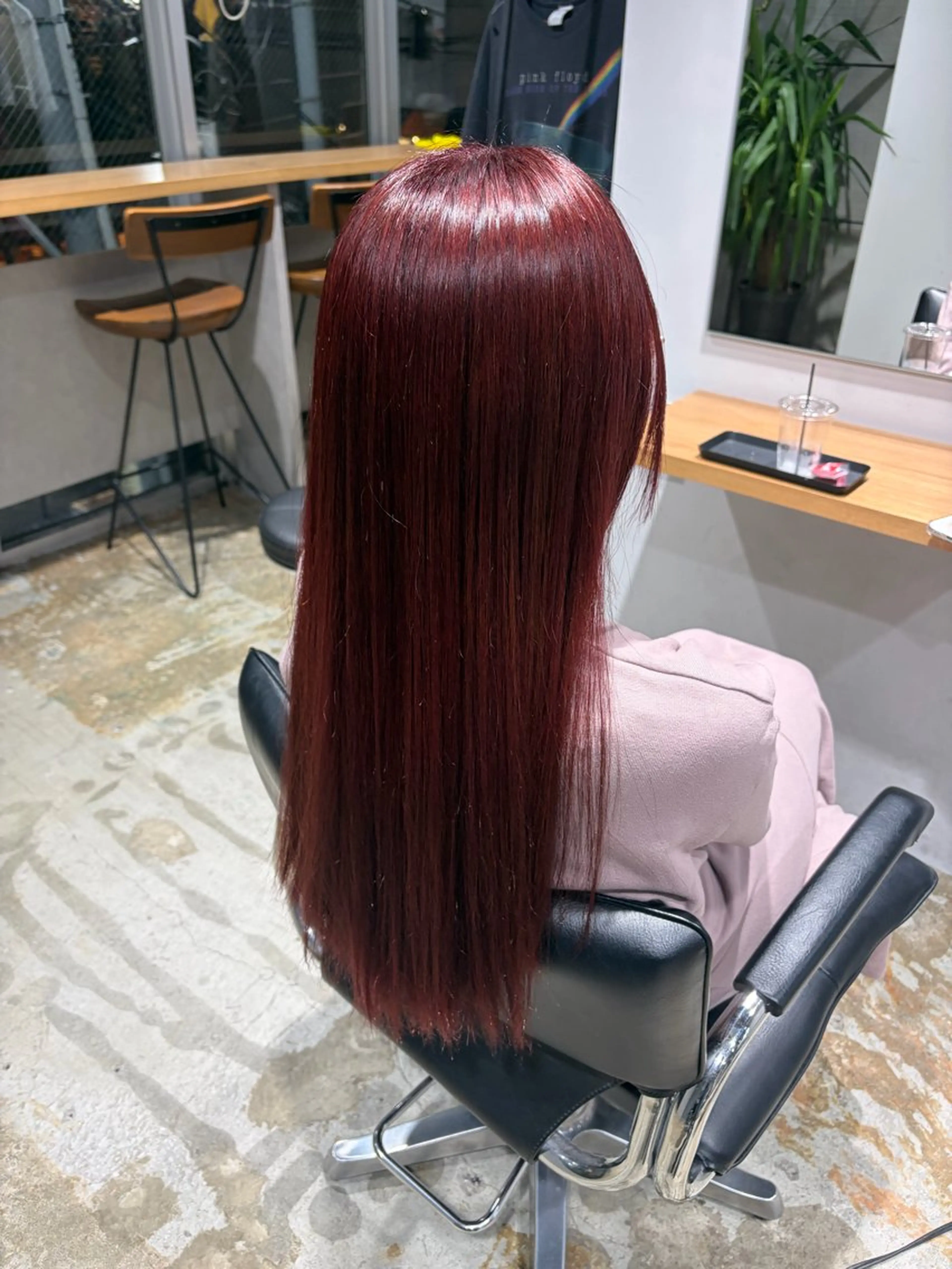 ロング カラー ナチュラルカラー ブリーチなし　あんりのヘアスタイル