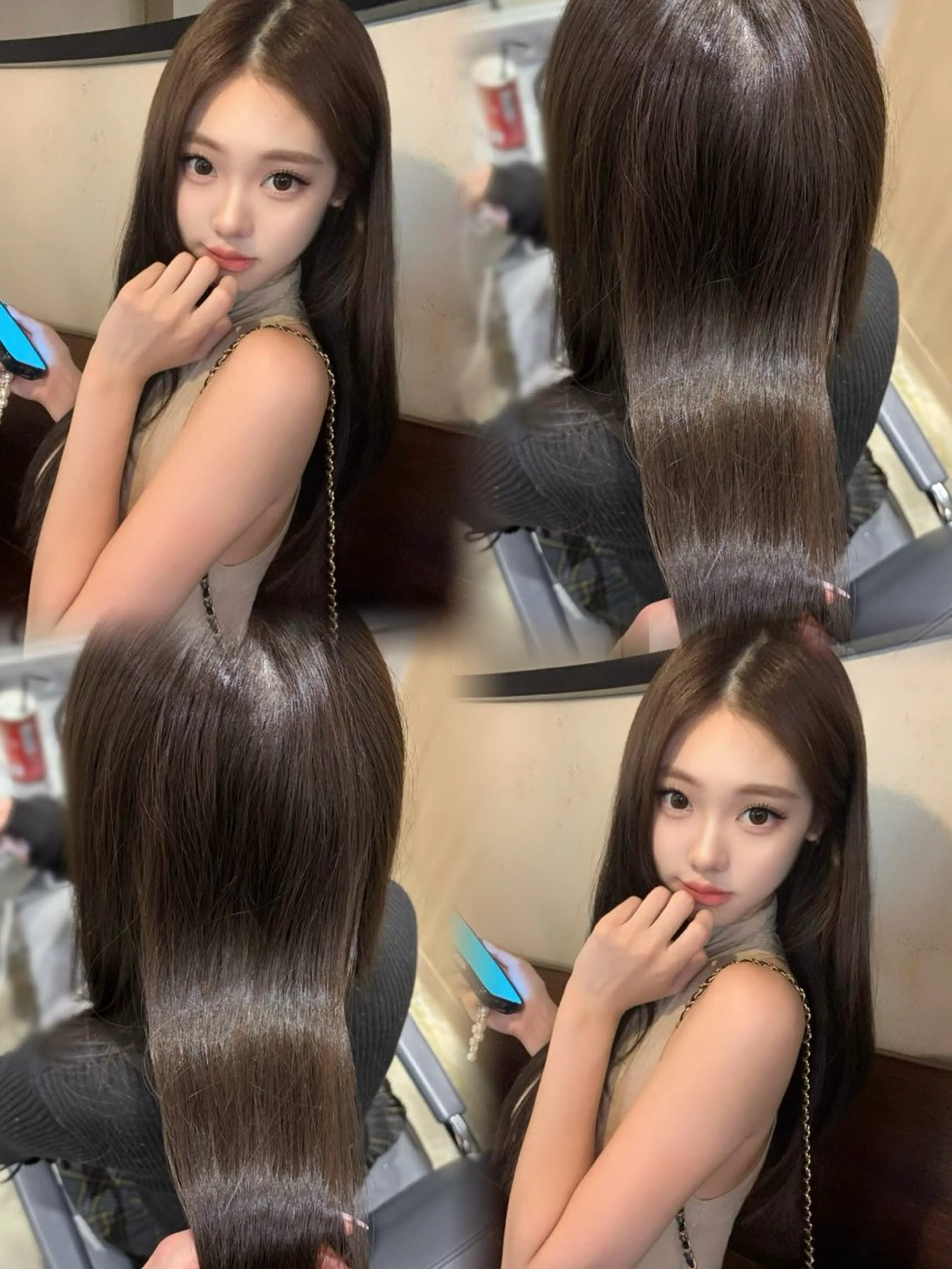 ロング カラー ベージュカラー オリーブベージュ オリーブカラー 新宿⋆✦ Maoのヘアスタイル