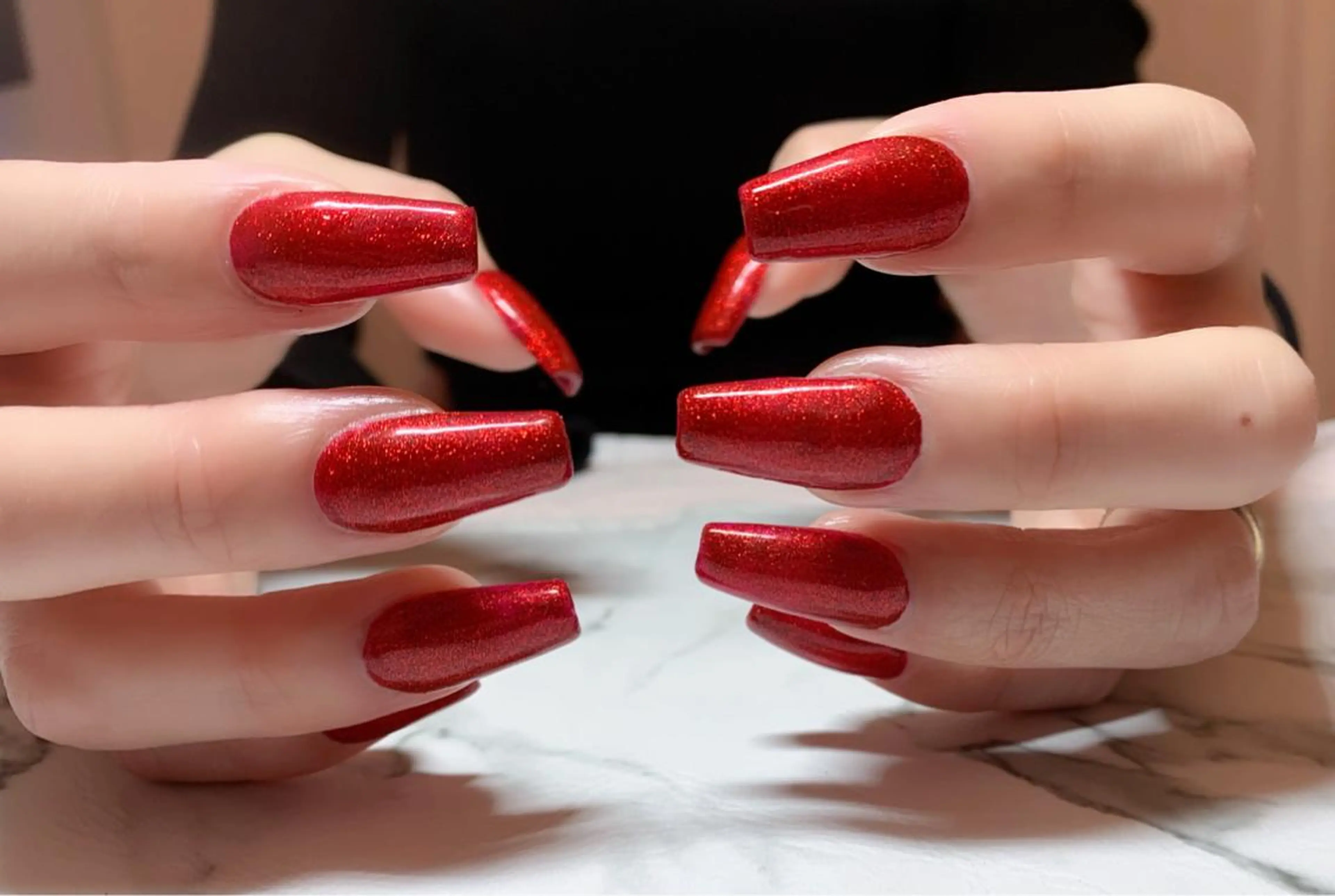 ネイル アニマル柄 アートネイル ラメ(グリッター) ニュアンスネイル ワンカラーネイル ハンドネイル x.1.0.nail ♡Cのネイルデザイン