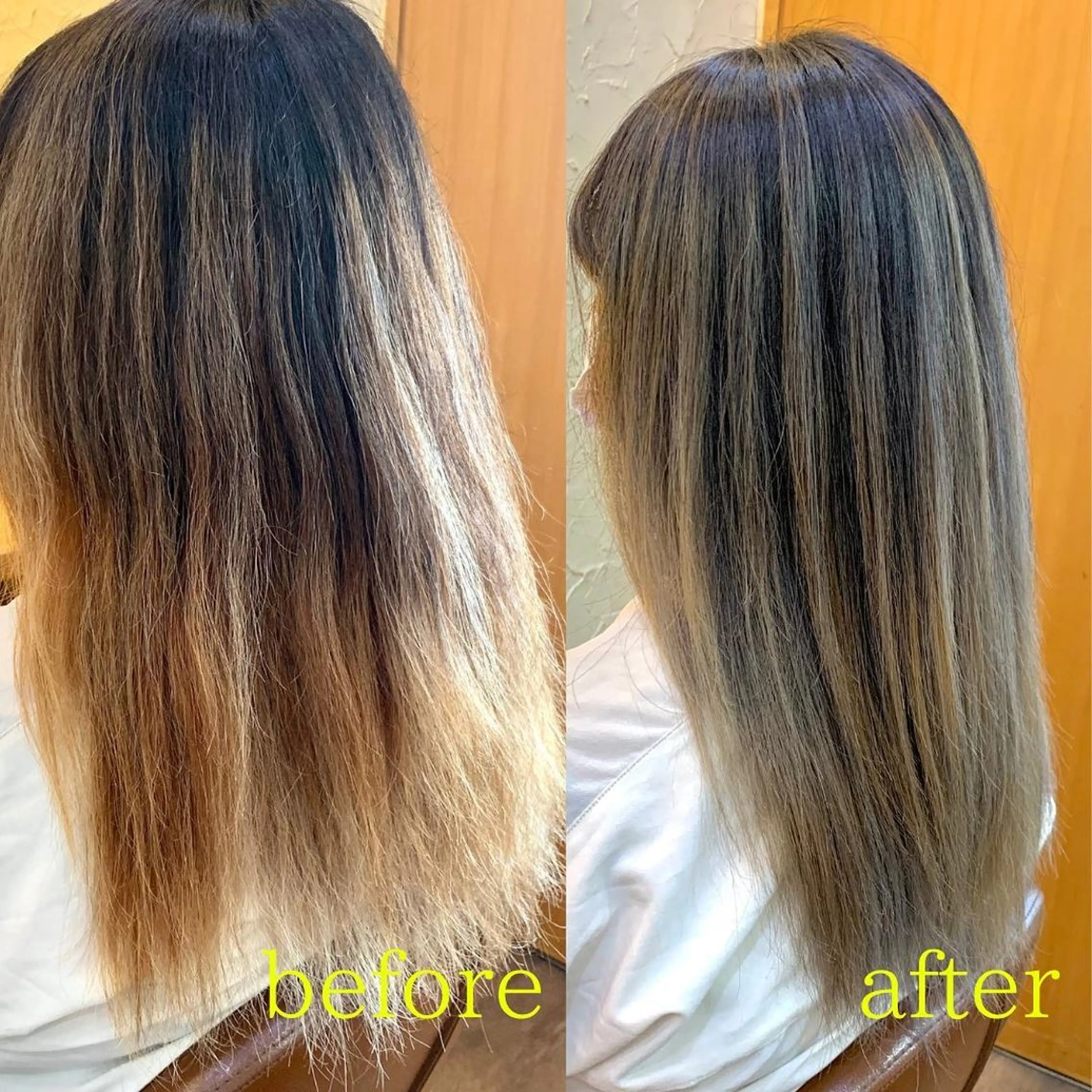 セミロング カラー パーマ ヘアアレンジ メンズ キッズ ネイル マツエク・マツパ メンズバレイヤージュ バレイヤージュ レイヤーカット 髪質改善 艶髪🔵ﾌｾﾅｵﾔのヘアスタイル