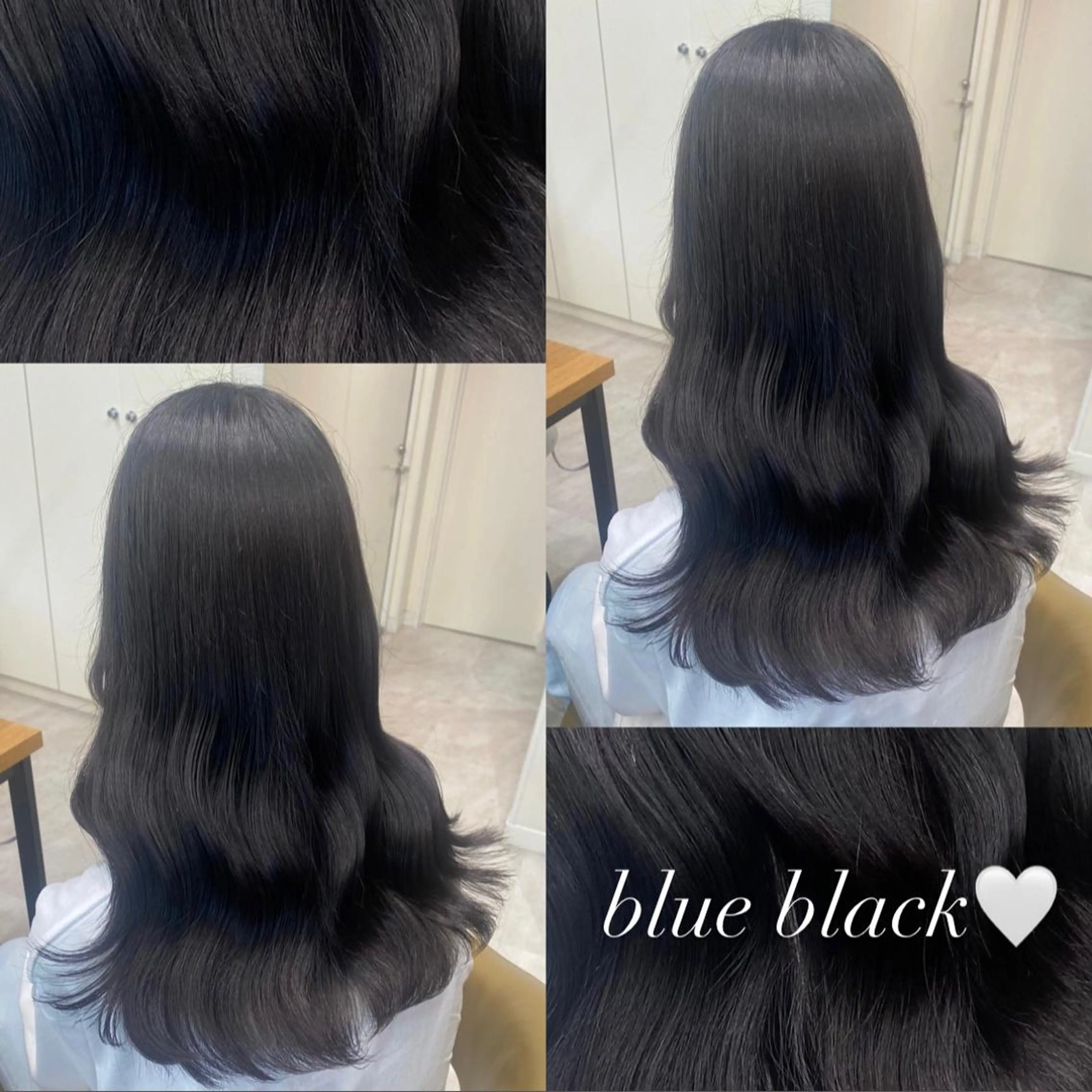 ロング カラー ブルーカラー ブリーチなしWカラー 🎀韓国ヘア/amiのヘアスタイル