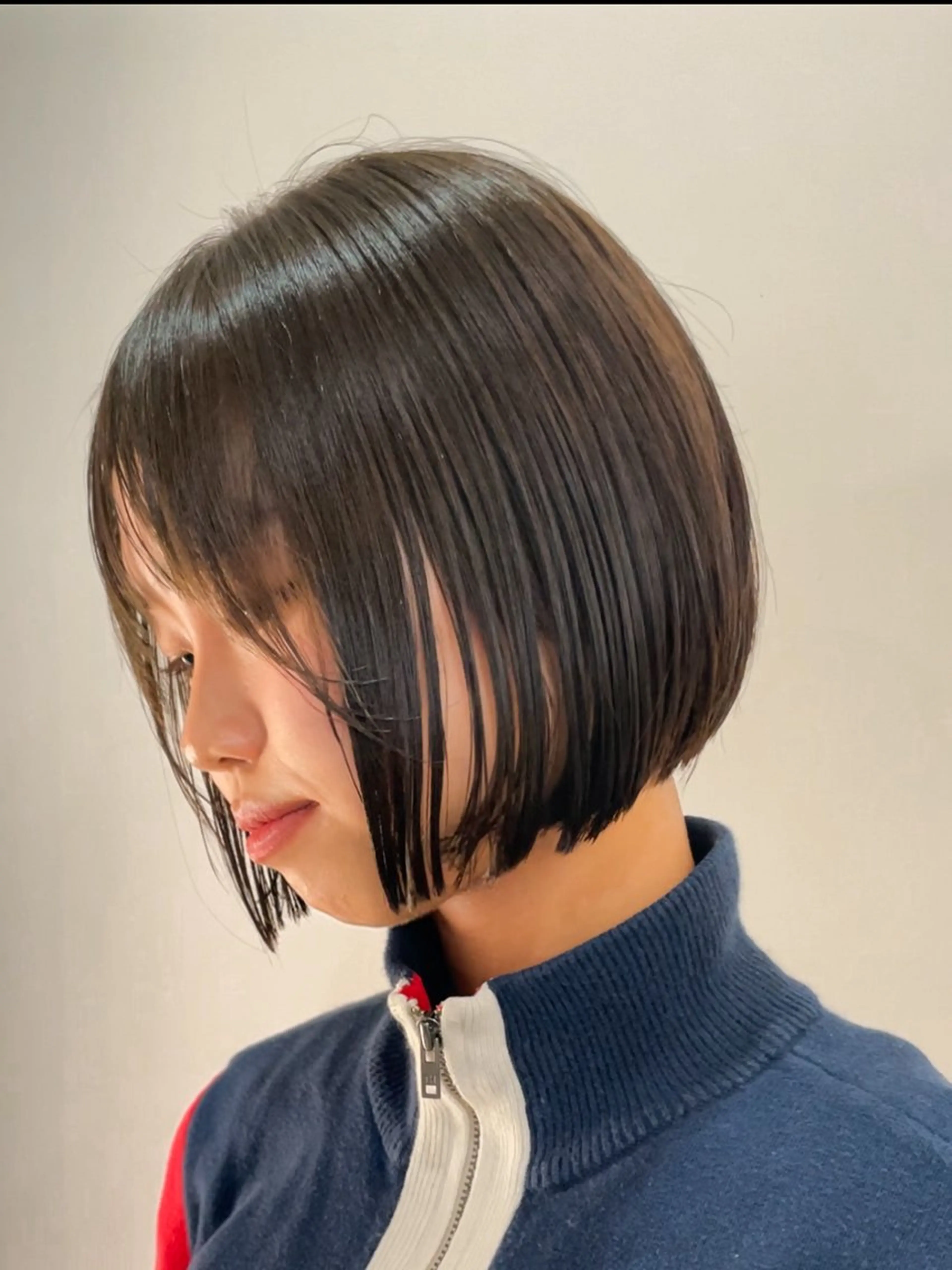 ショート ボブ カット 縮毛矯正 トリートメント レイヤー/ウルフ/ ハッシュカット/そらのヘアスタイル