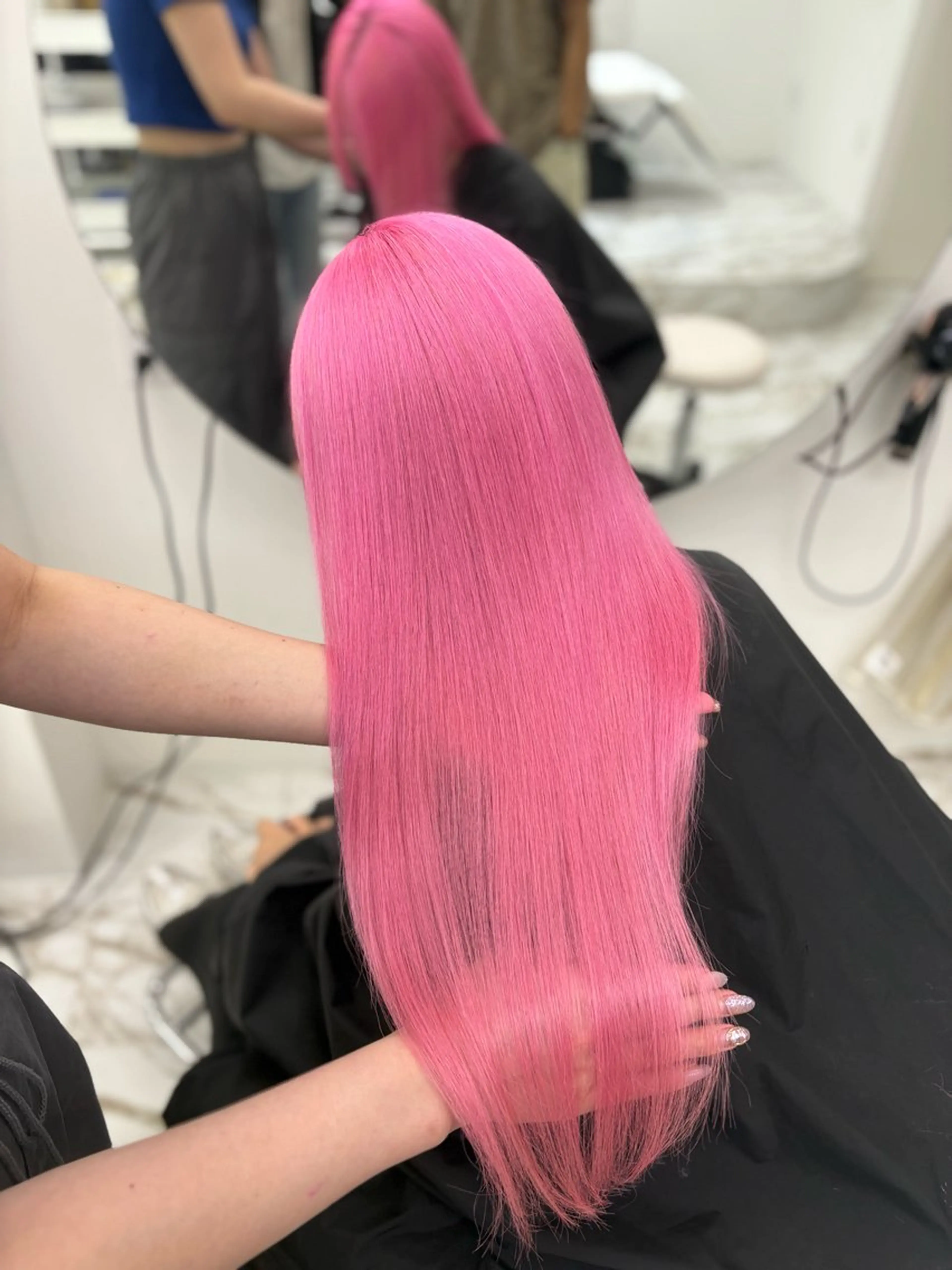 ロング Haruna/河原町 ハイトーン🤍のヘアスタイル