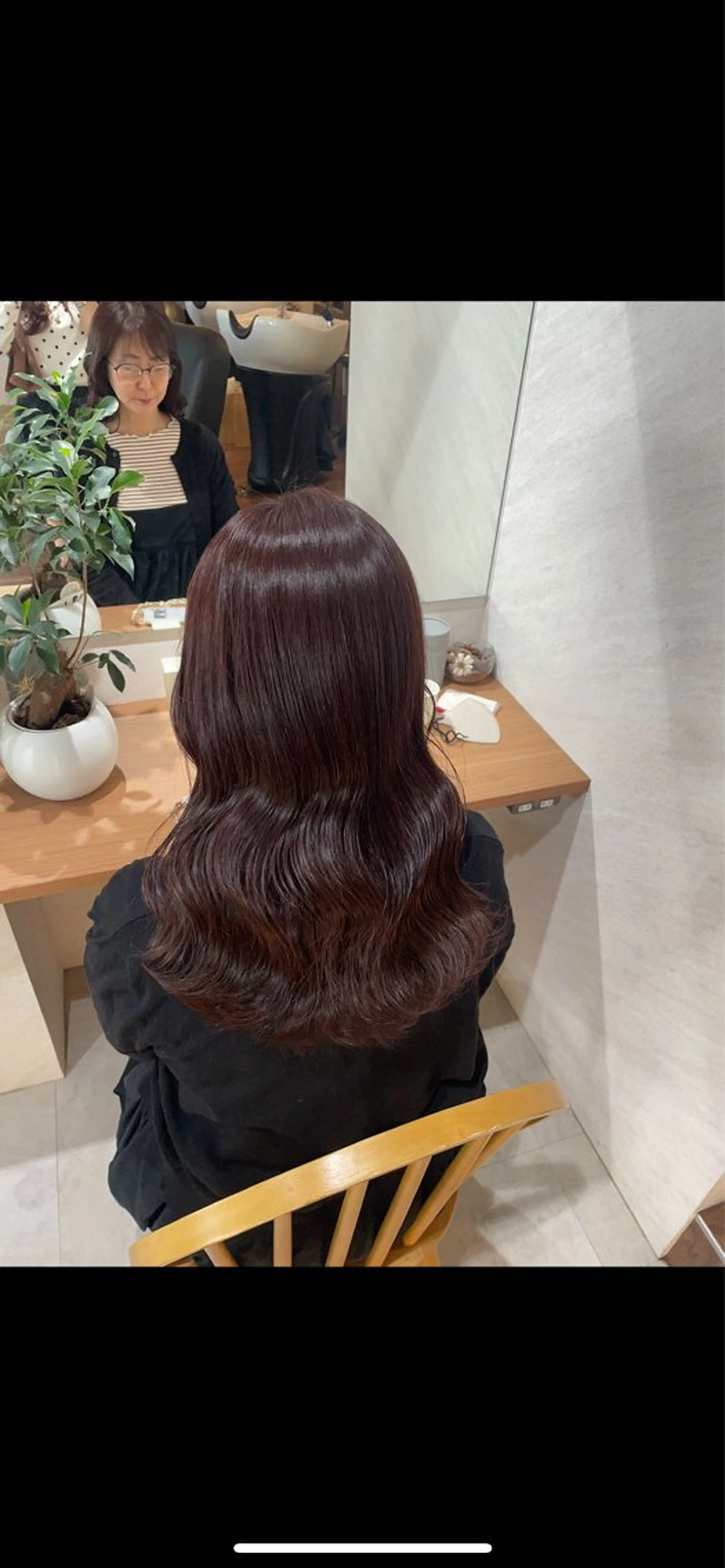 セミロング ピンクブラウン ヘアカラー トリートメント 🍑カラー 🥣横浜／トレンドのヘアスタイル