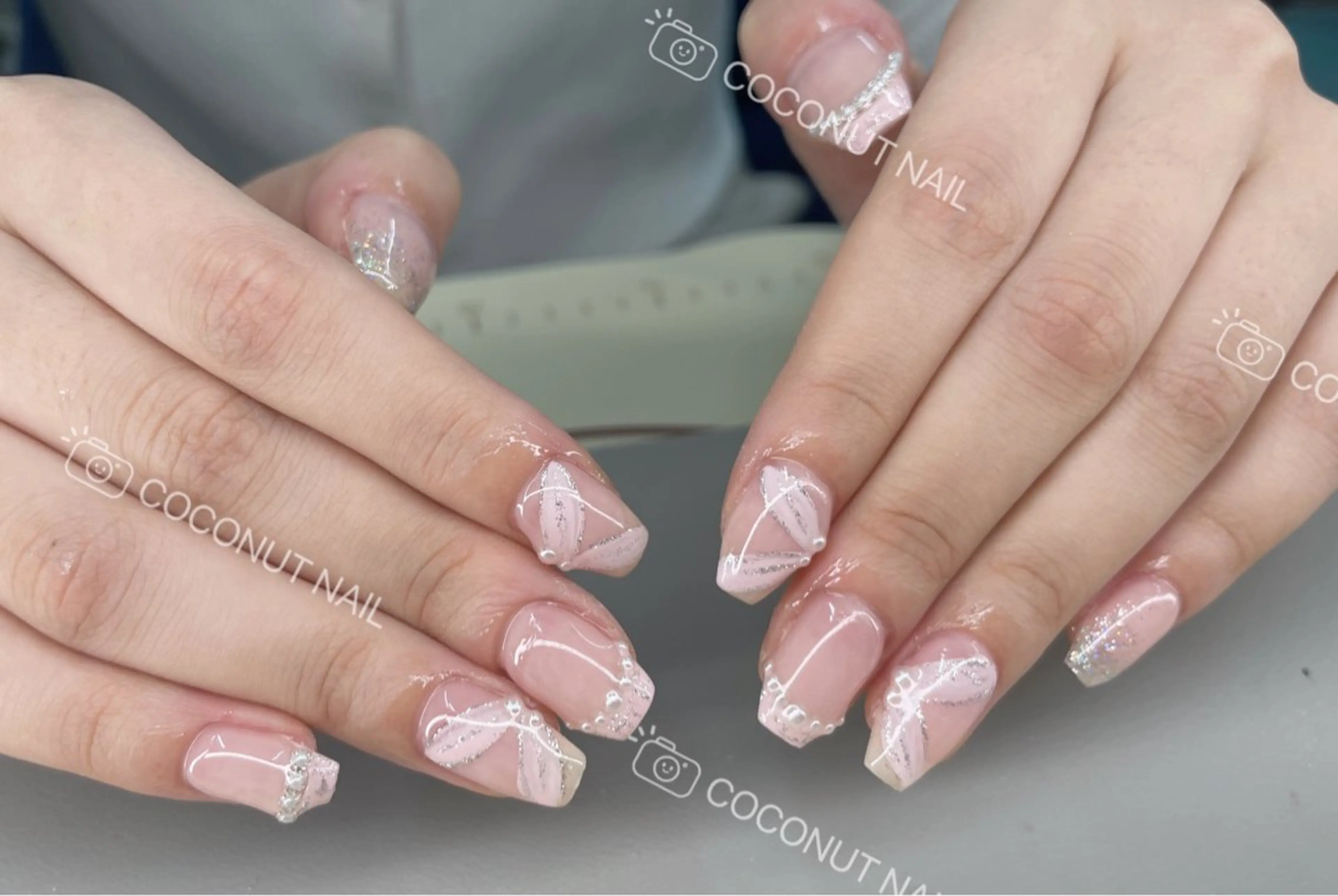 ネイル ハンドネイル 神田 ココナッツのネイルデザイン