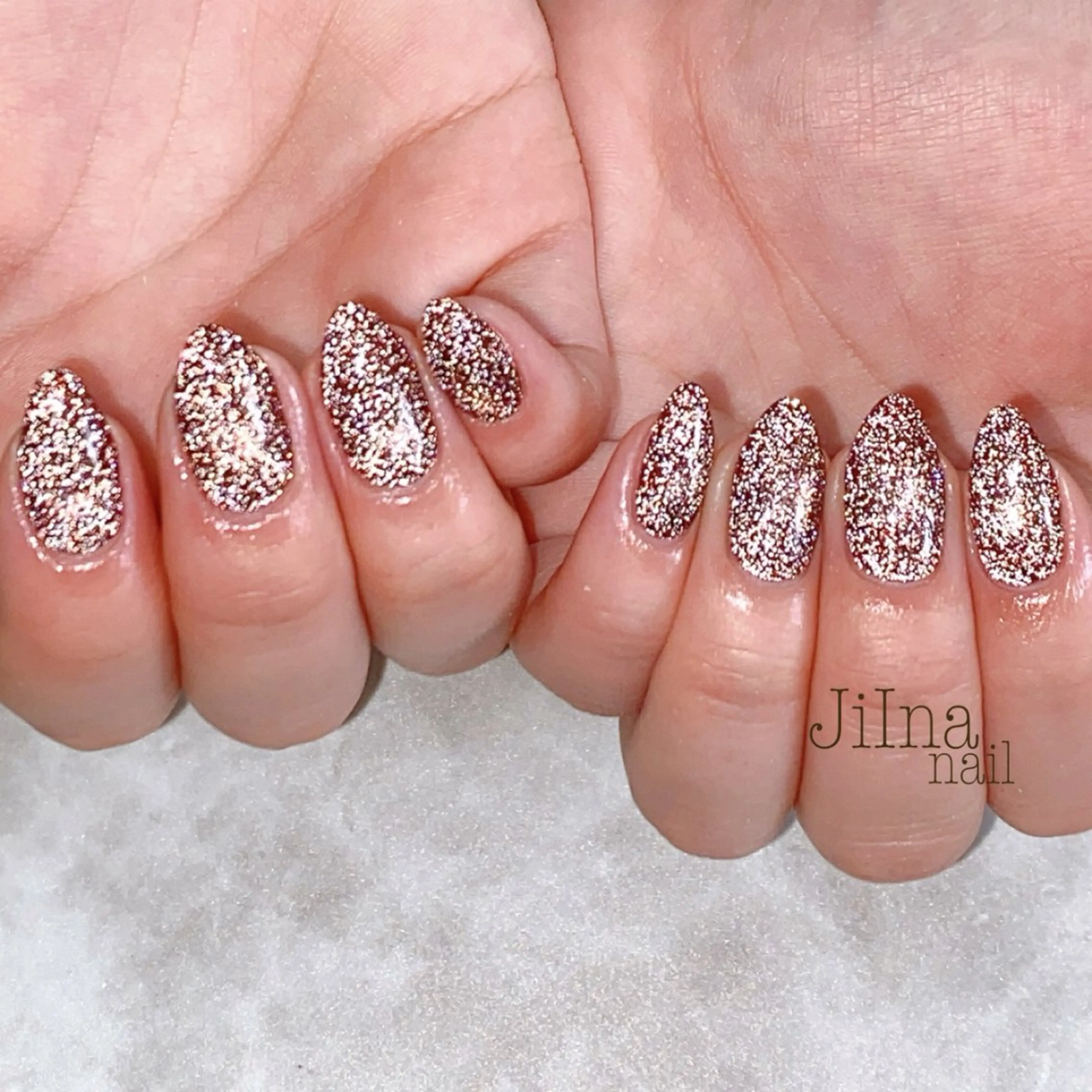 ネイル フラッシュネイル フラッシュマグ ワンカラーネイル JiIna nailのネイルデザイン