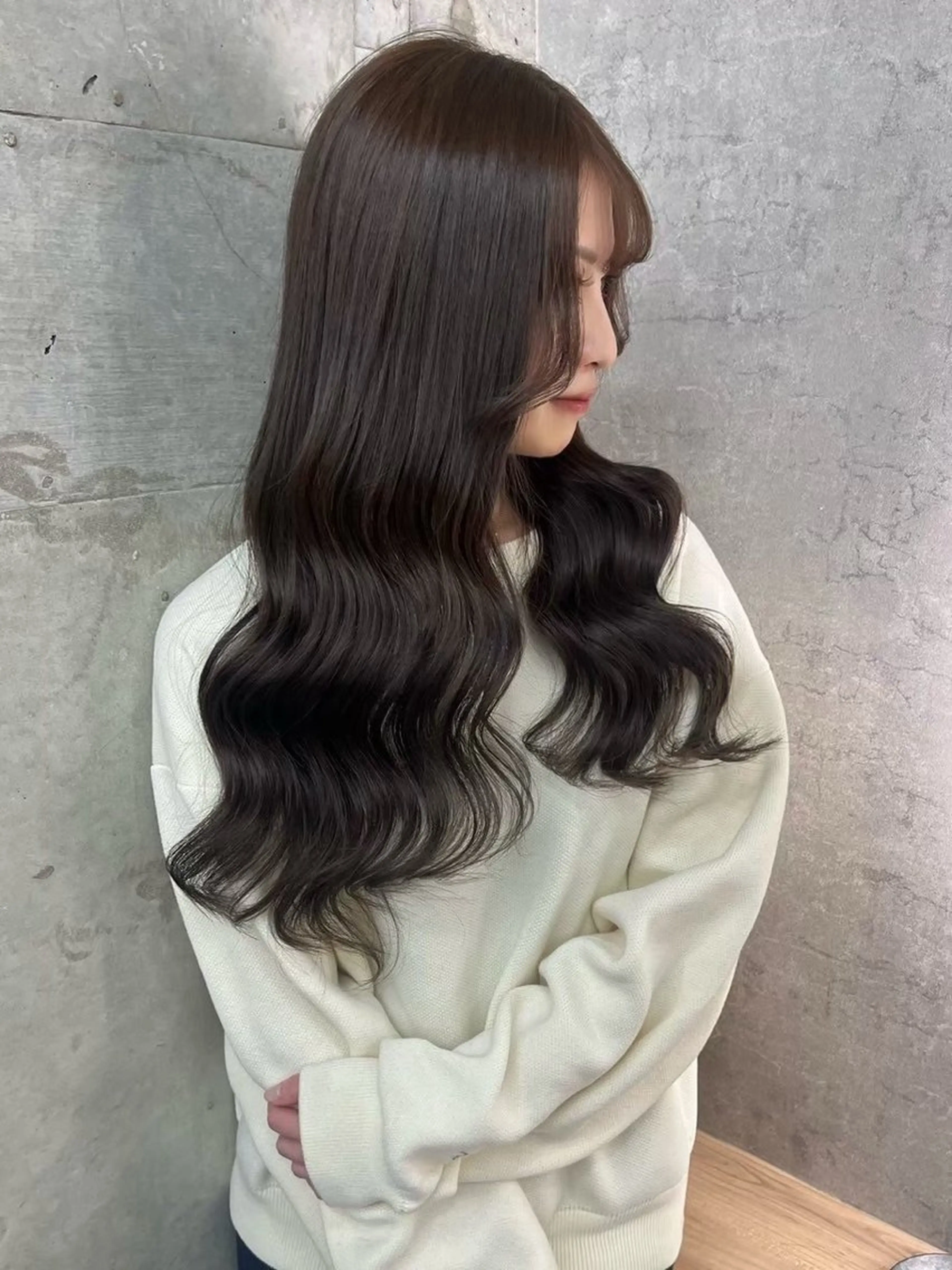 カラー ✨透明感カラー🫧 れんのヘアスタイル