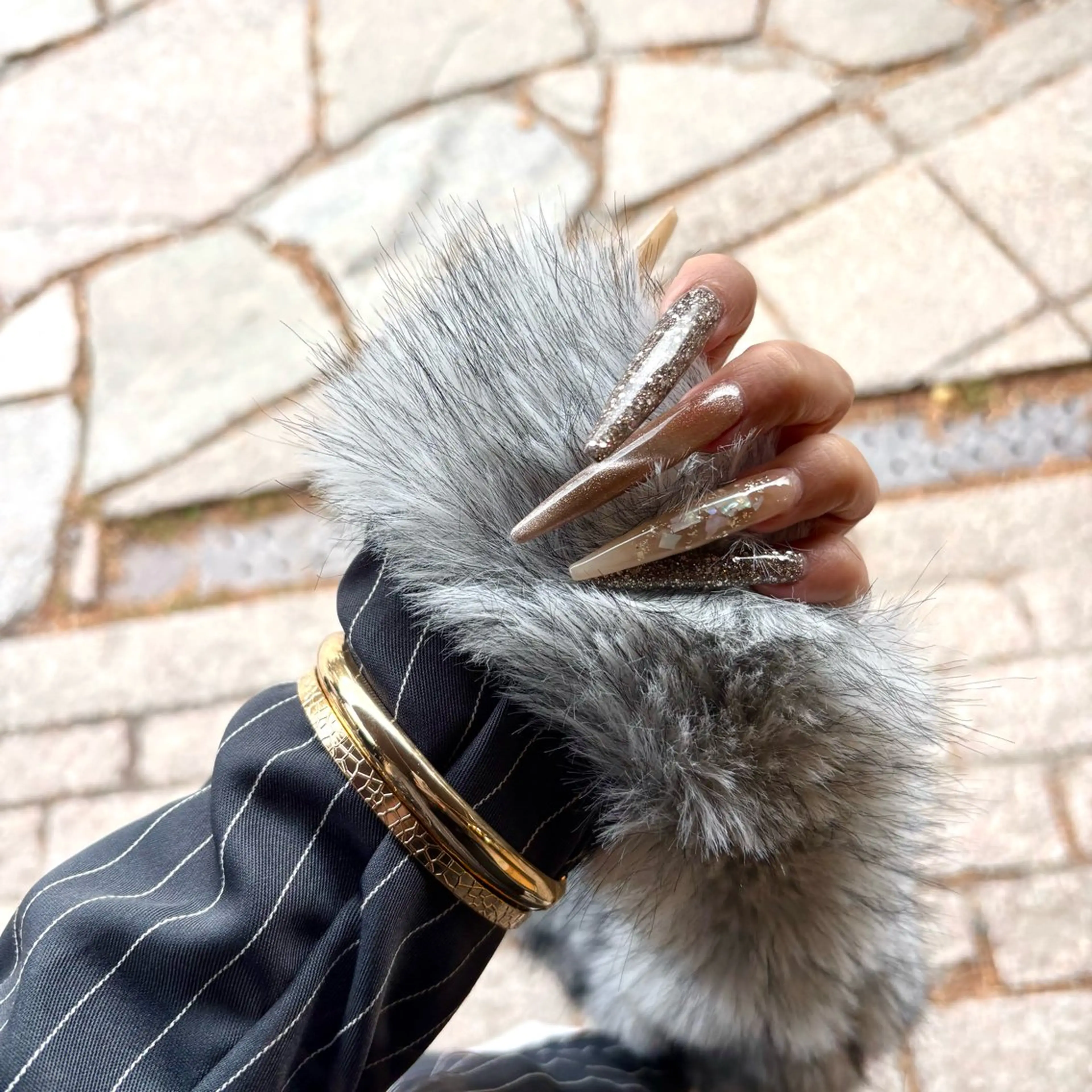 ネイル ️🩵Merci Miyu 南堀江️のネイルデザイン